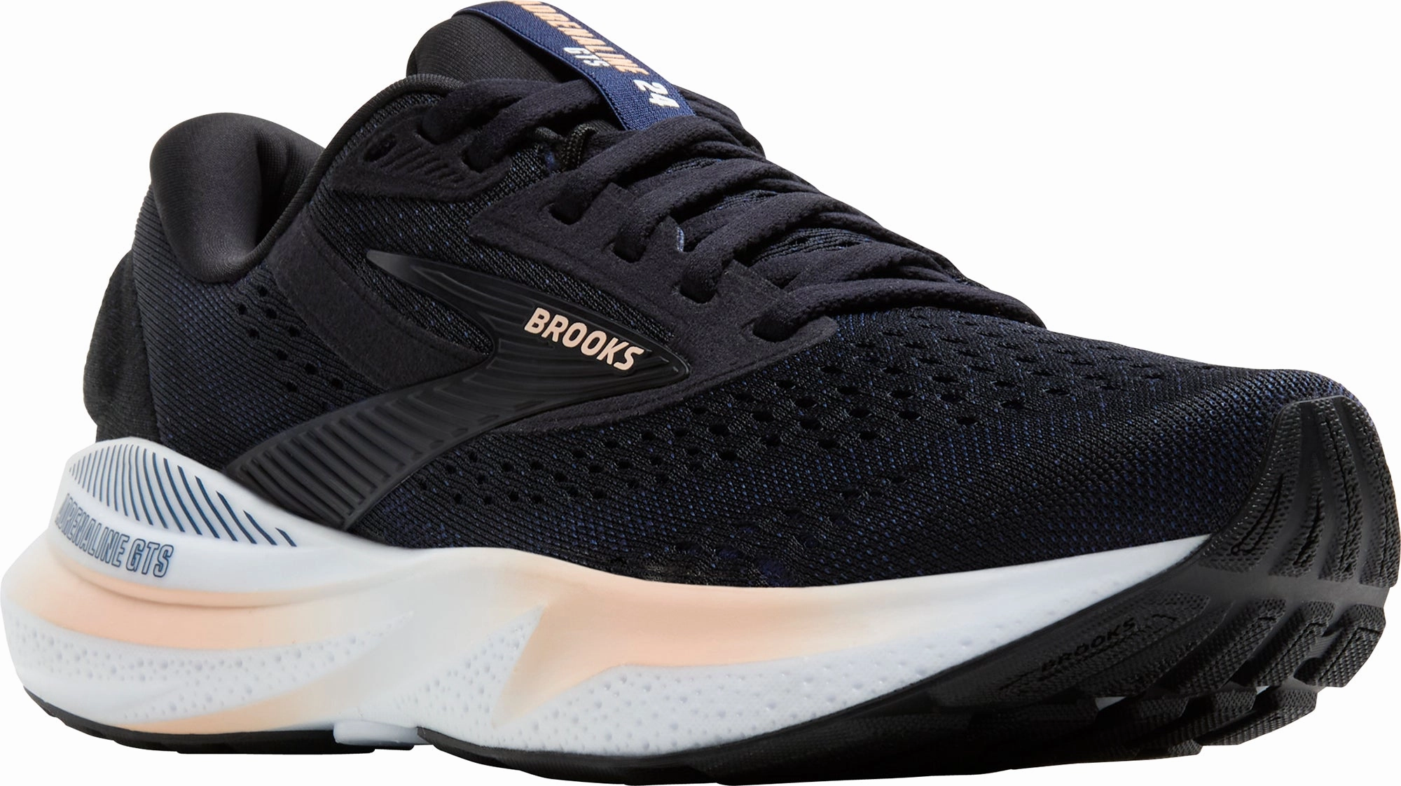 Shoes Brooks Brooks Adrenaline GTS 24 Womens Running Shoes - Black