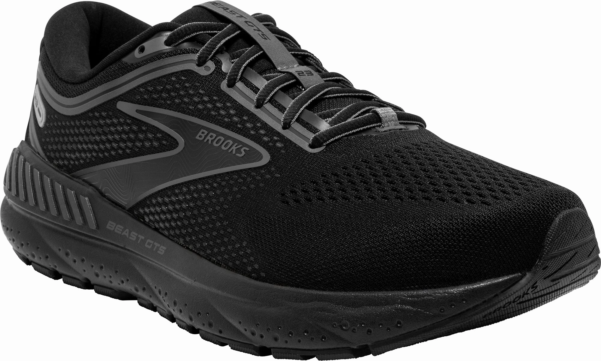 Shoes Brooks Brooks Beast GTS 23 Mens Running Shoes - Black
