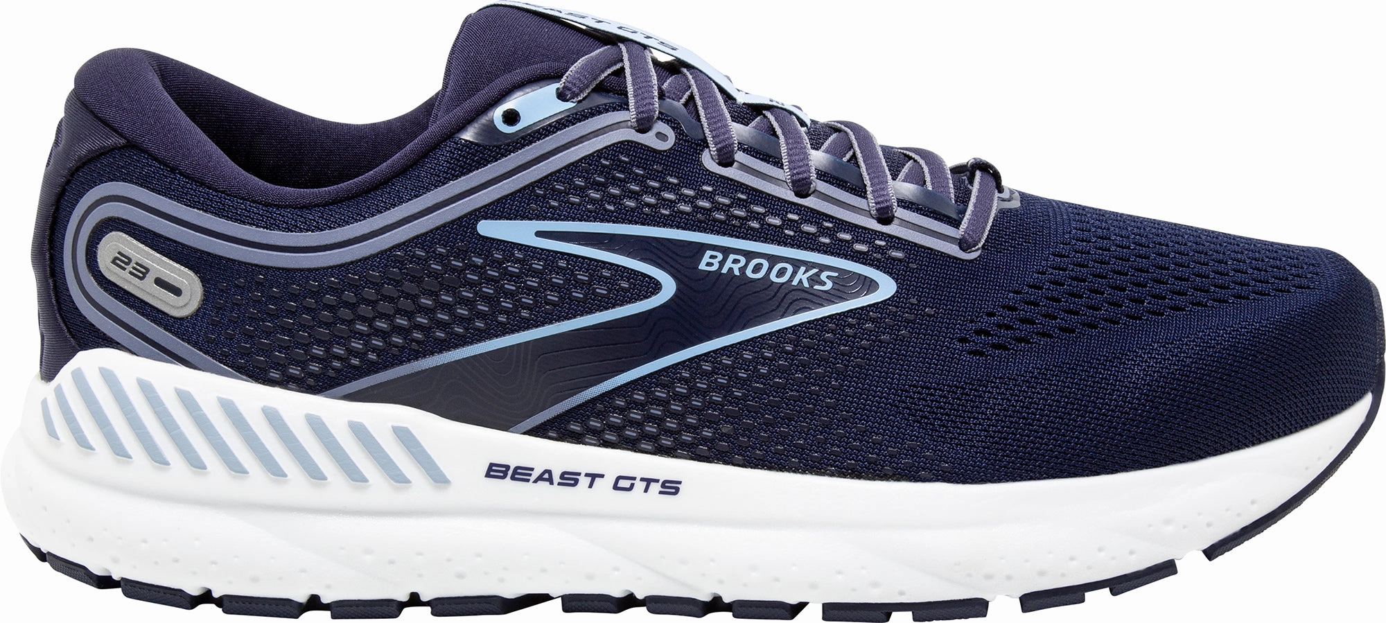 Shoes Brooks Brooks Beast GTS 23 WIDE FIT Mens Running Shoes - Navy