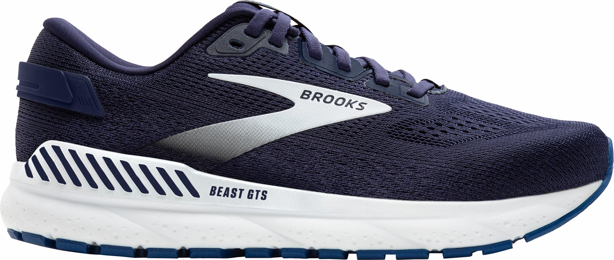 Shoes Brooks Brooks Beast GTS 24 WIDE FIT Mens Running Shoes - Navy