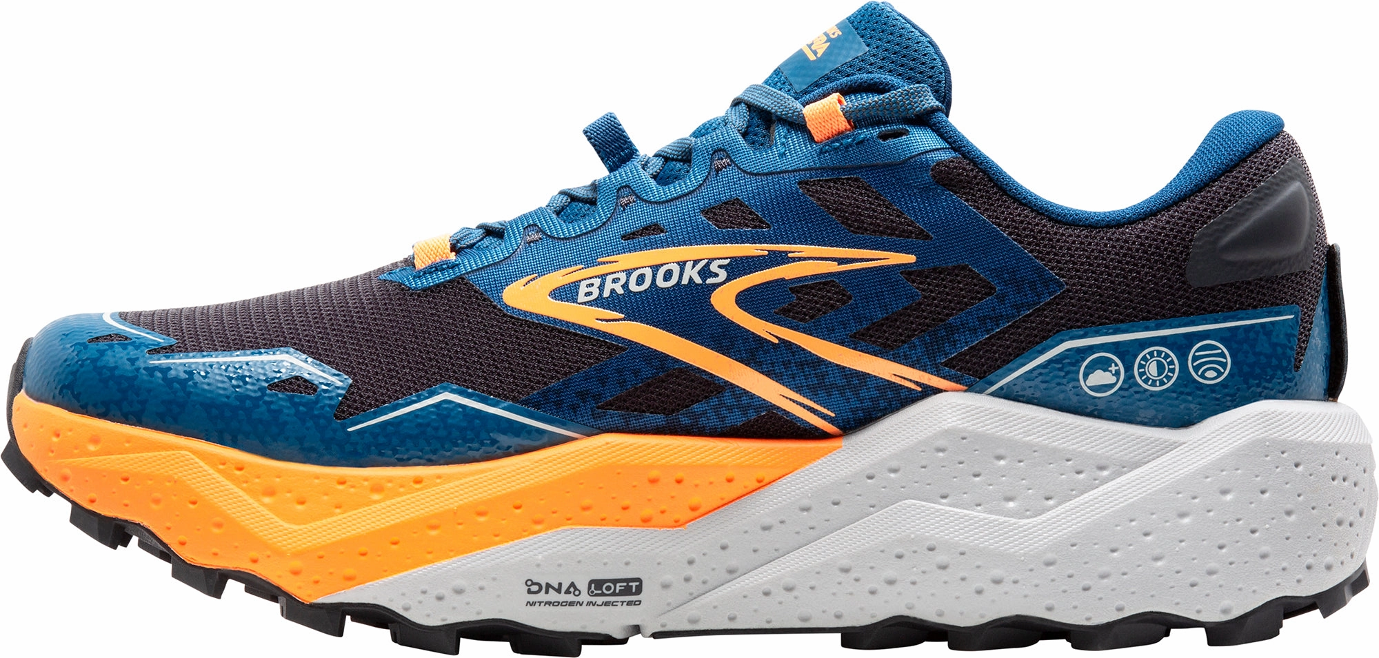 Shoes Brooks Brooks Caldera 7 Mens Trail Running Shoes - Blue