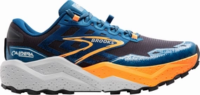 Shoes Brooks Brooks Caldera 7 Mens Trail Running Shoes - Blue