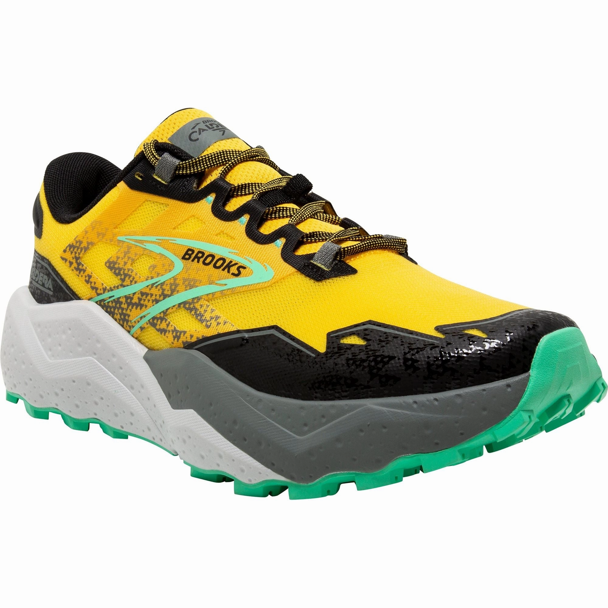 Shoes Brooks Brooks Caldera 7 Mens Trail Running Shoes - Yellow