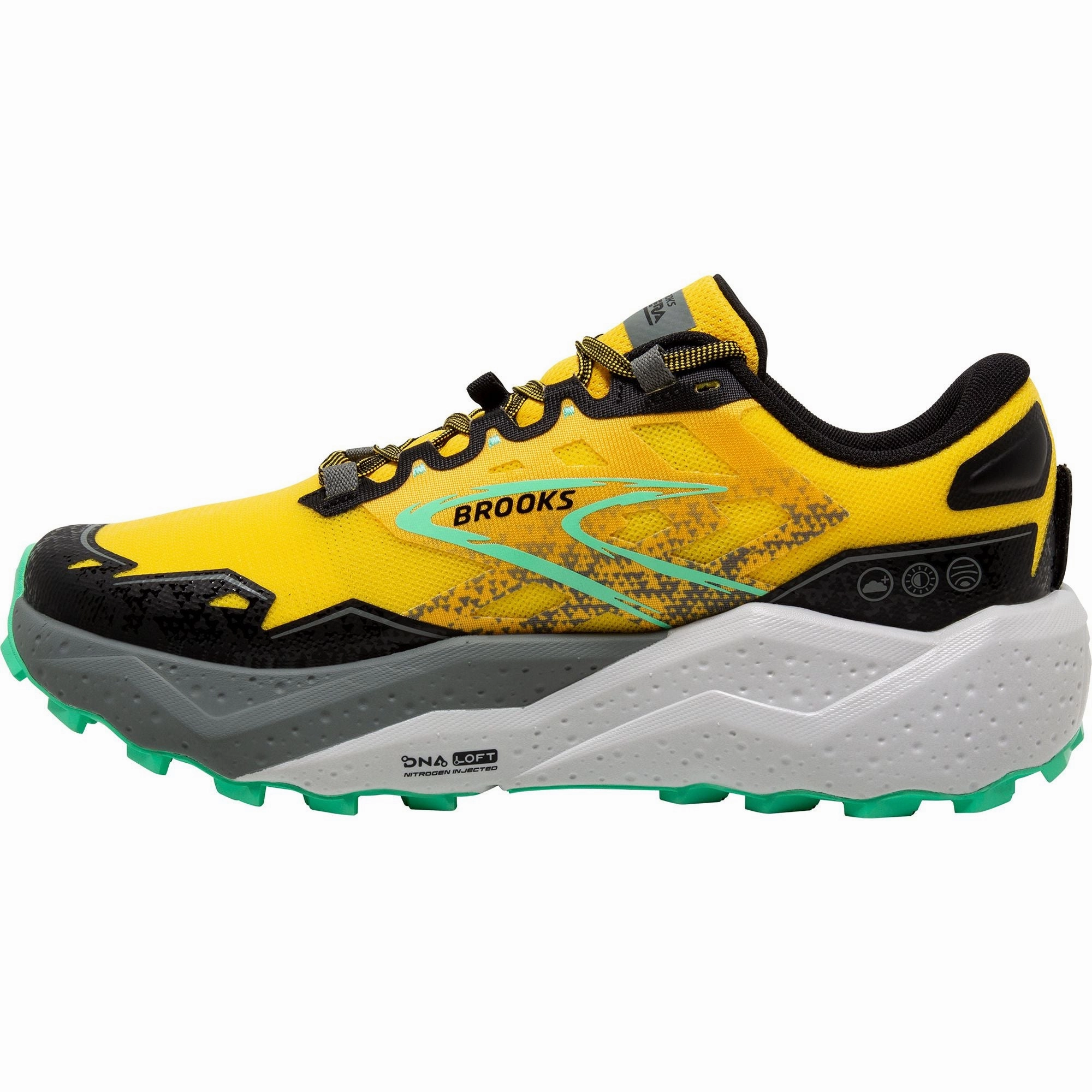 Shoes Brooks Brooks Caldera 7 Mens Trail Running Shoes - Yellow