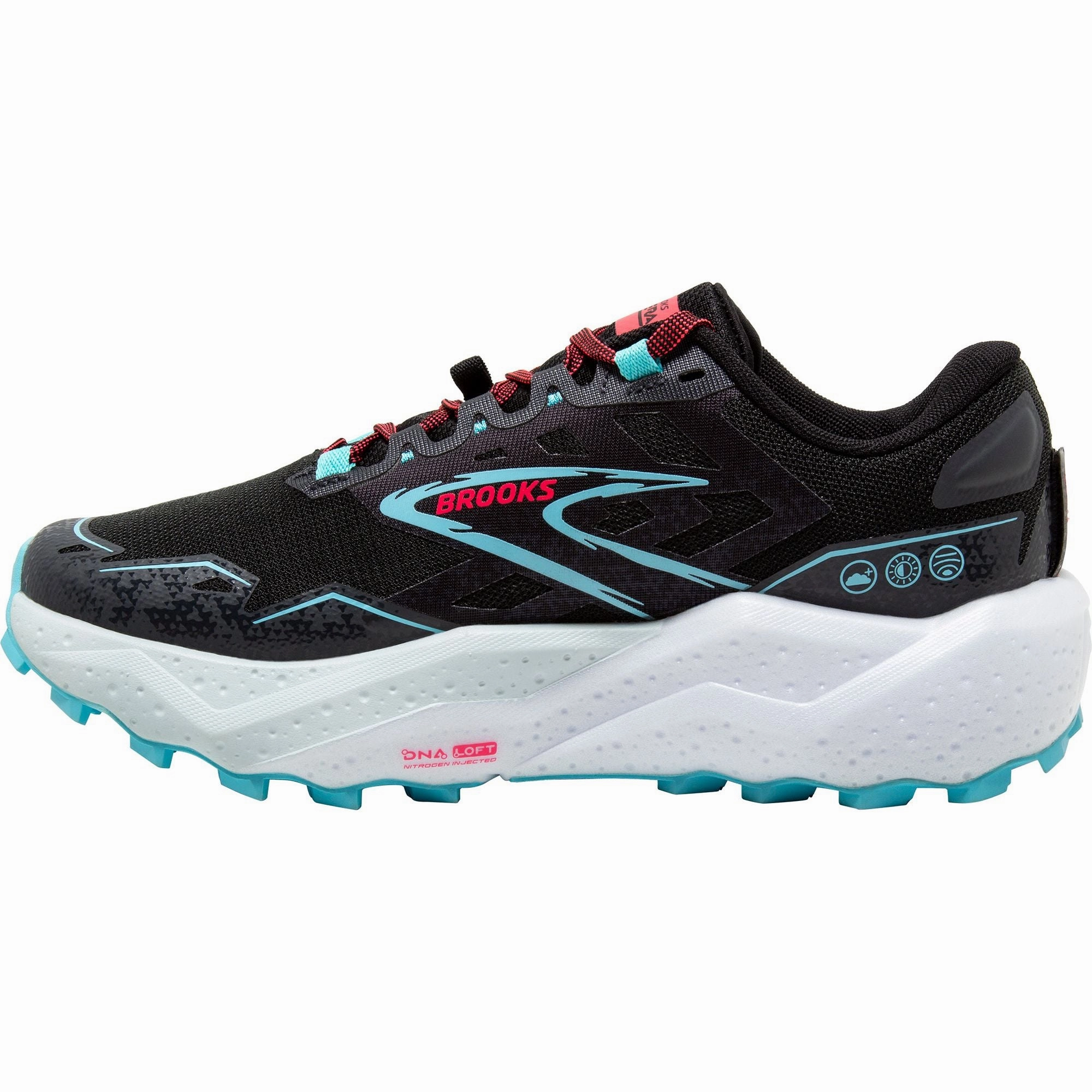 Shoes Brooks Brooks Caldera 7 Womens Trail Running Shoes - Black
