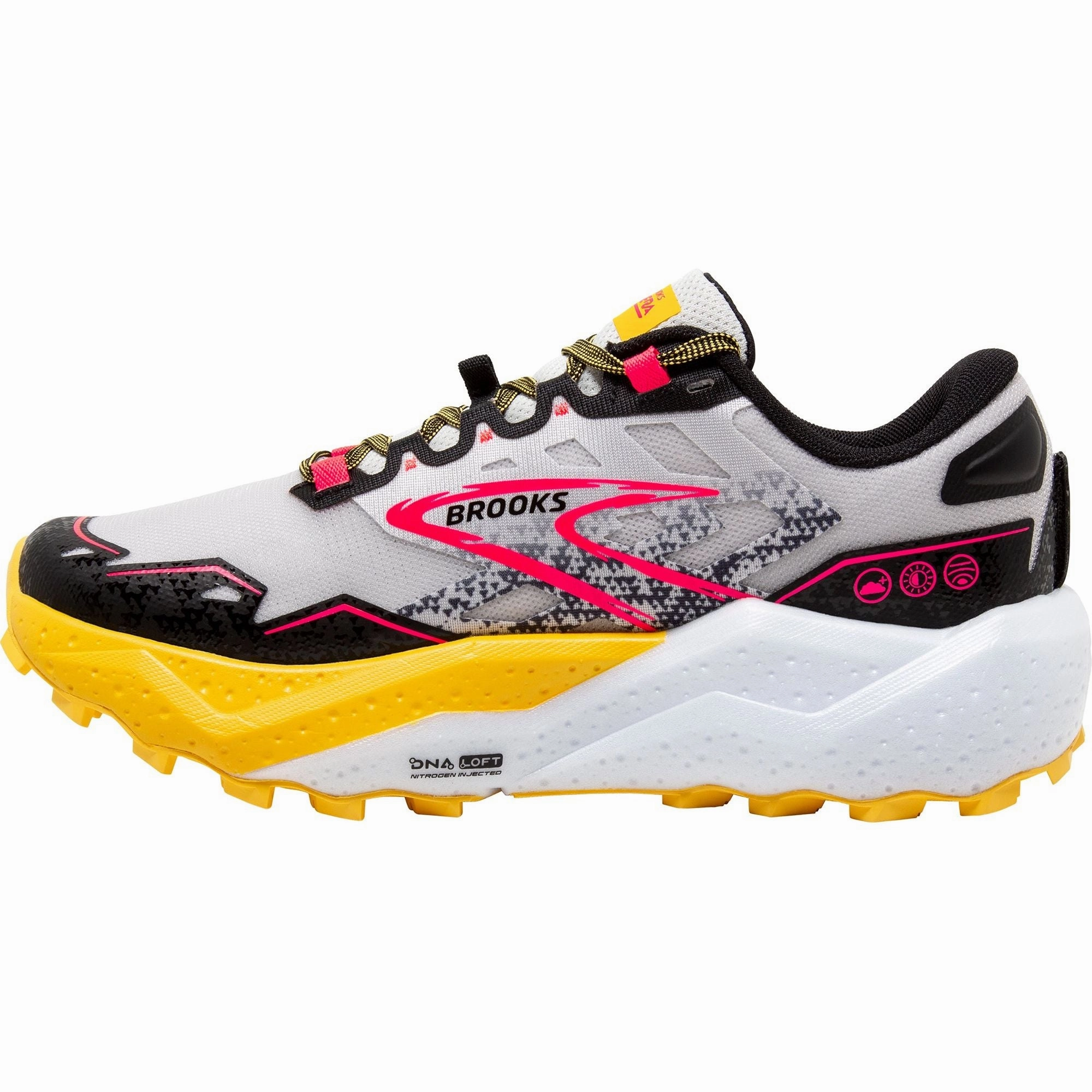 Shoes Brooks Brooks Caldera 7 Womens Trail Running Shoes - White