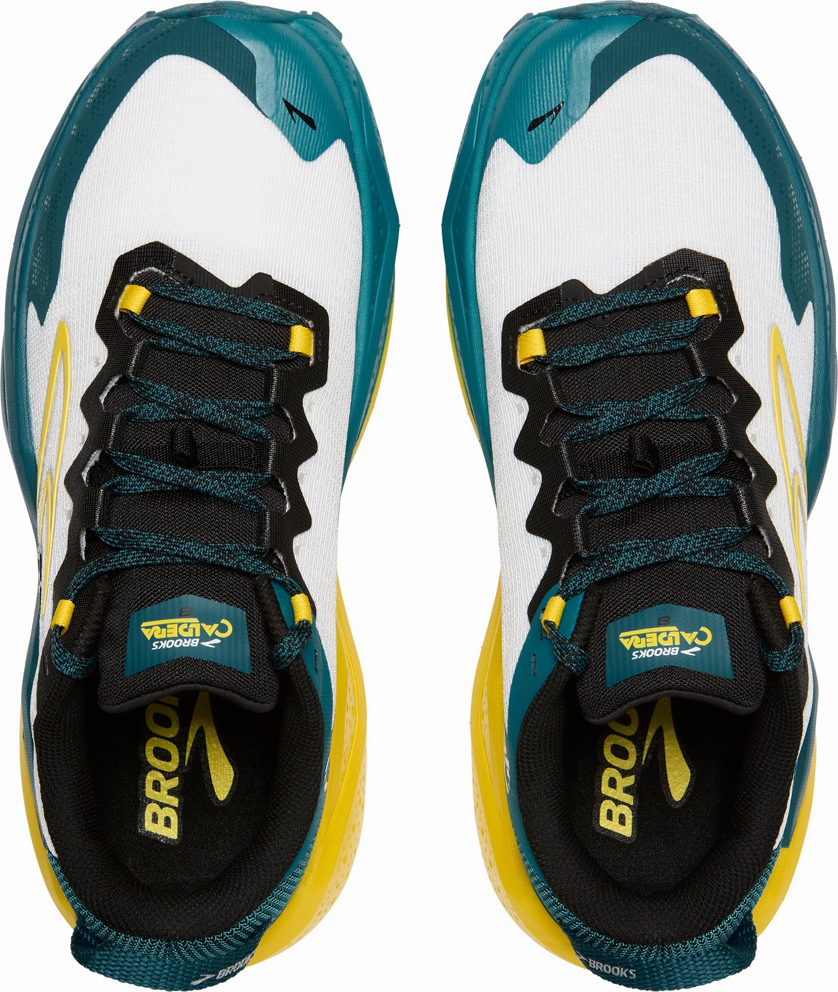 Shoes Brooks Brooks Caldera 8 Mens Trail Running Shoes - White