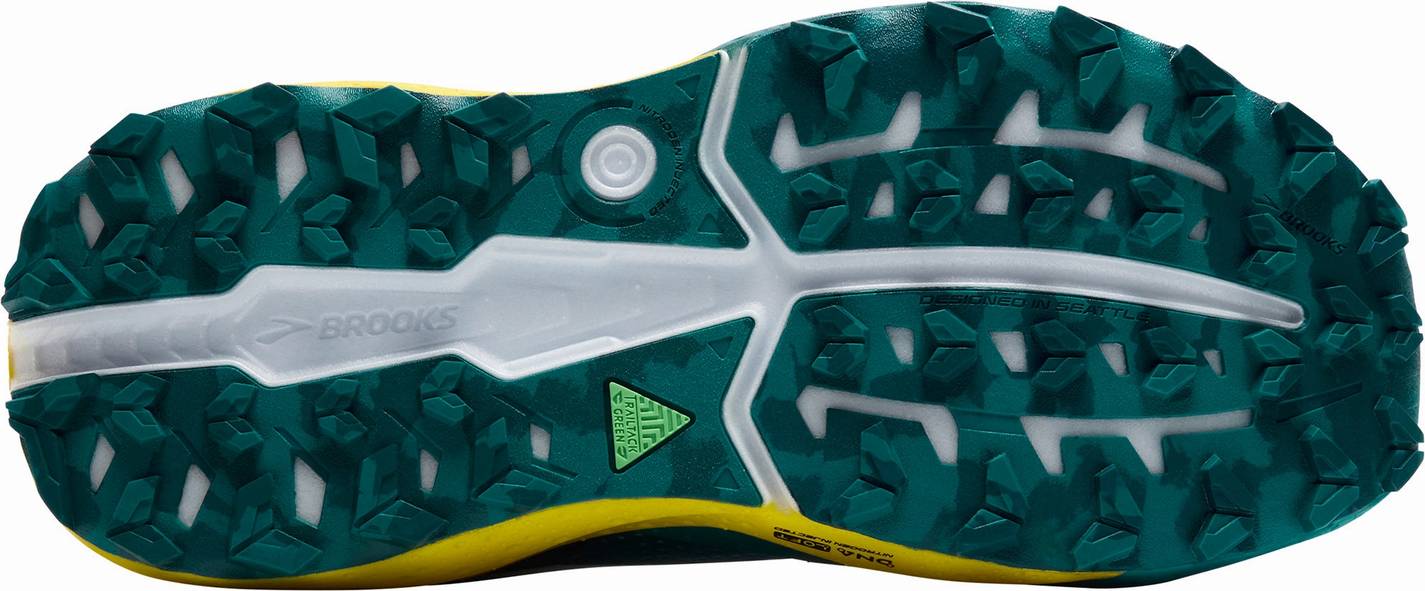 Shoes Brooks Brooks Caldera 8 Mens Trail Running Shoes - White