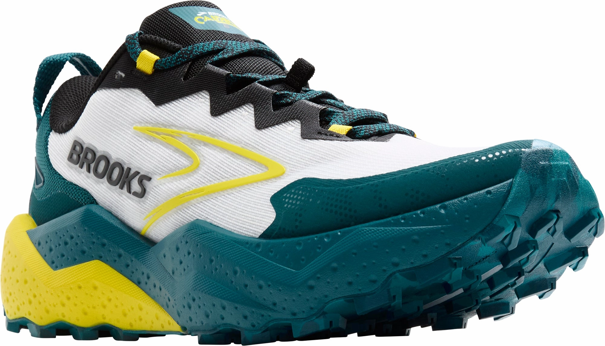 Shoes Brooks Brooks Caldera 8 Mens Trail Running Shoes - White