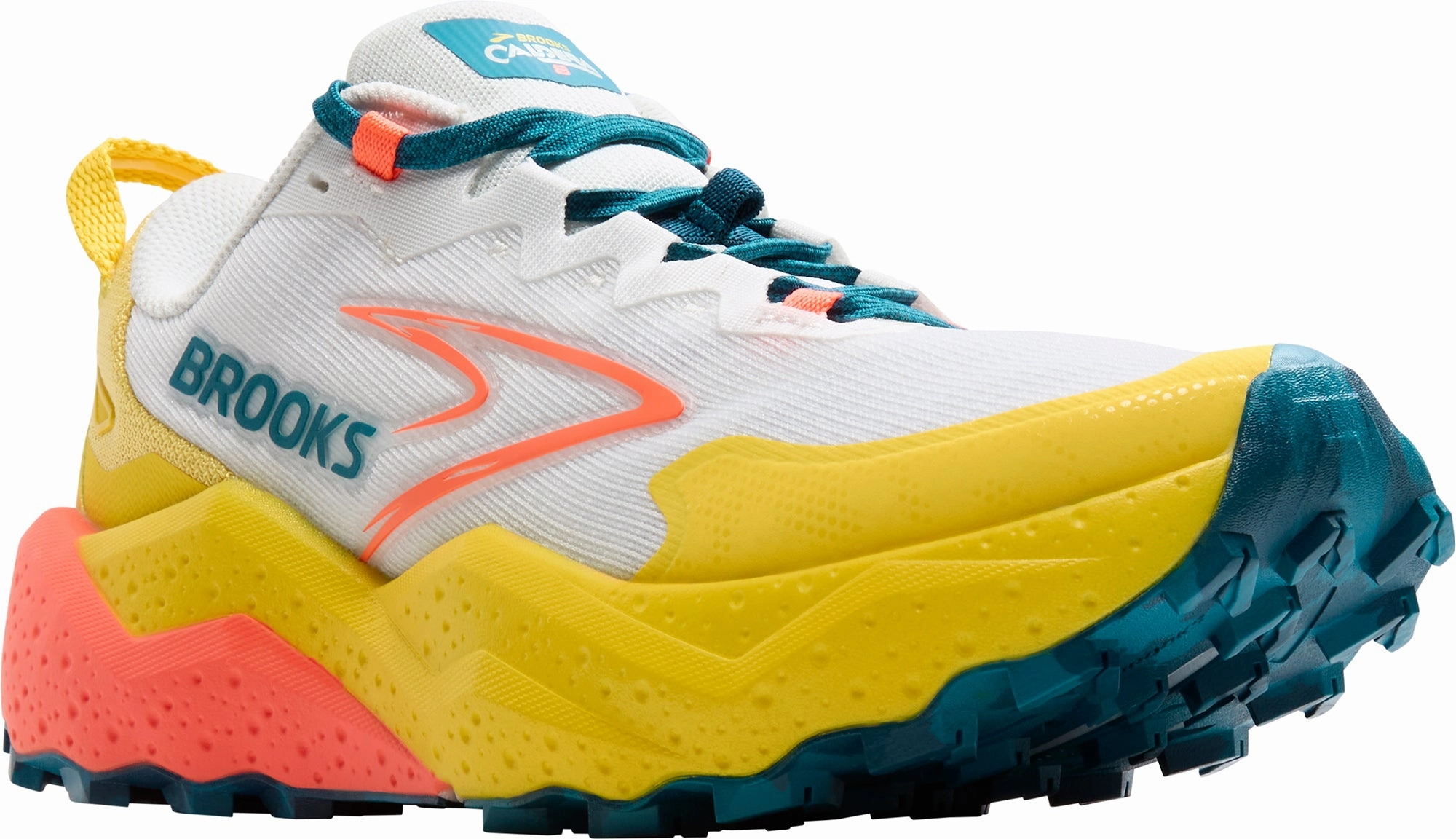 Shoes Brooks Brooks Caldera 8 Womens Trail Running Shoes - White