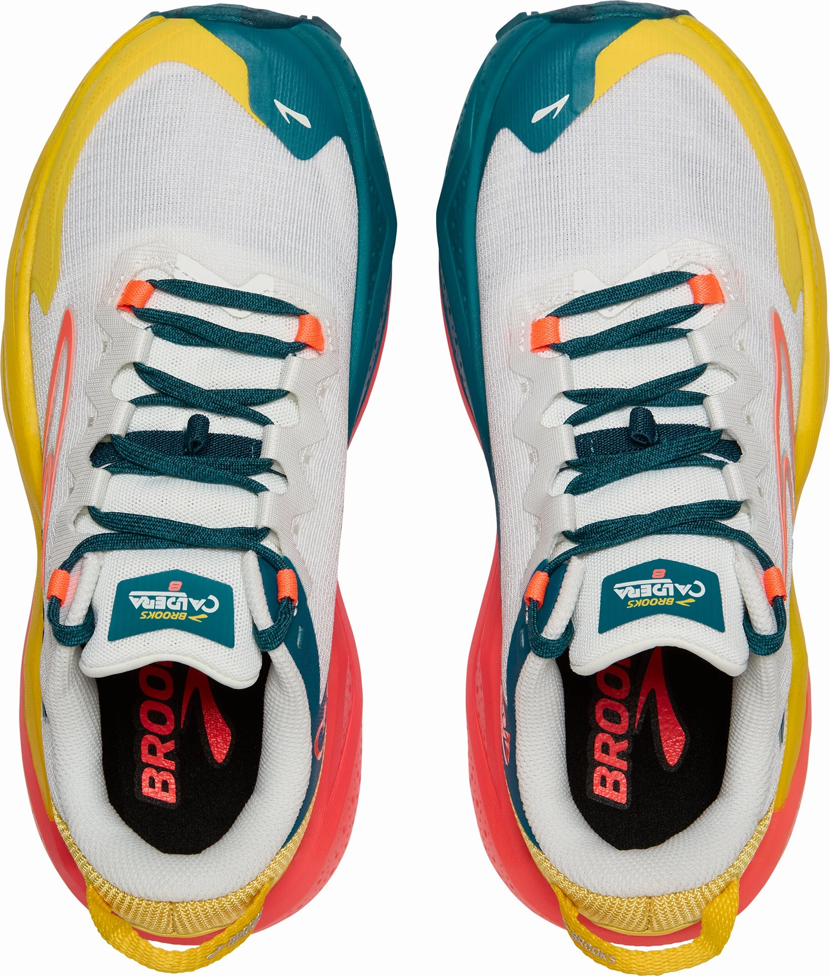 Shoes Brooks Brooks Caldera 8 Womens Trail Running Shoes - White