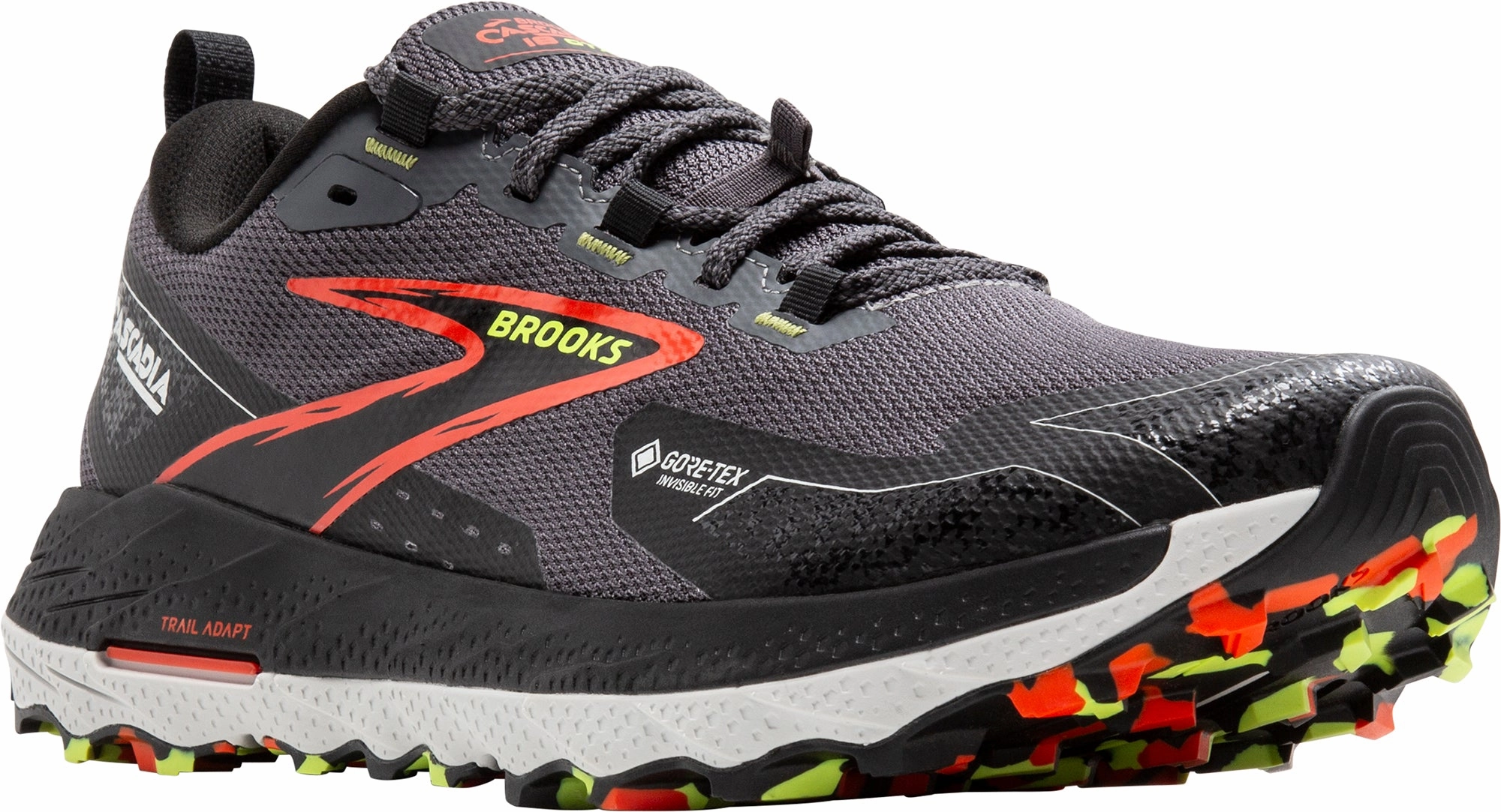 Shoes Brooks Brooks Cascadia 18 GORE-TEX Mens Trail Running Shoes - Grey