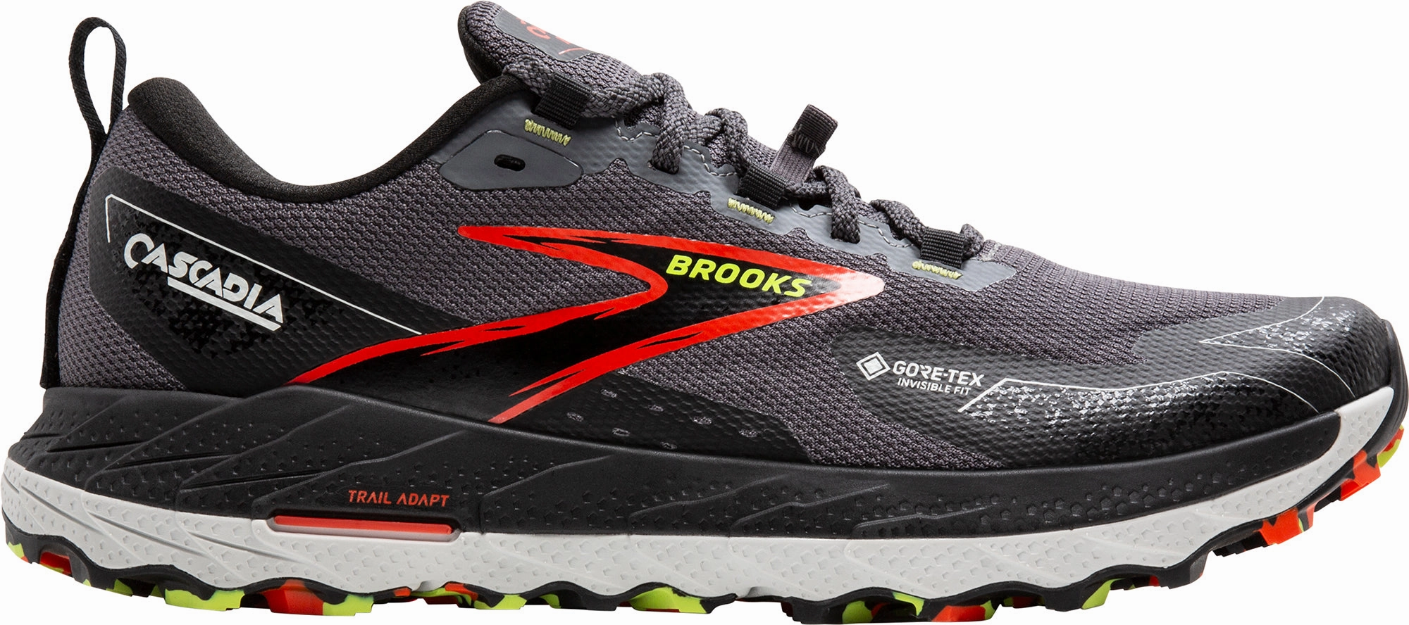 Shoes Brooks Brooks Cascadia 18 GORE-TEX Mens Trail Running Shoes - Grey
