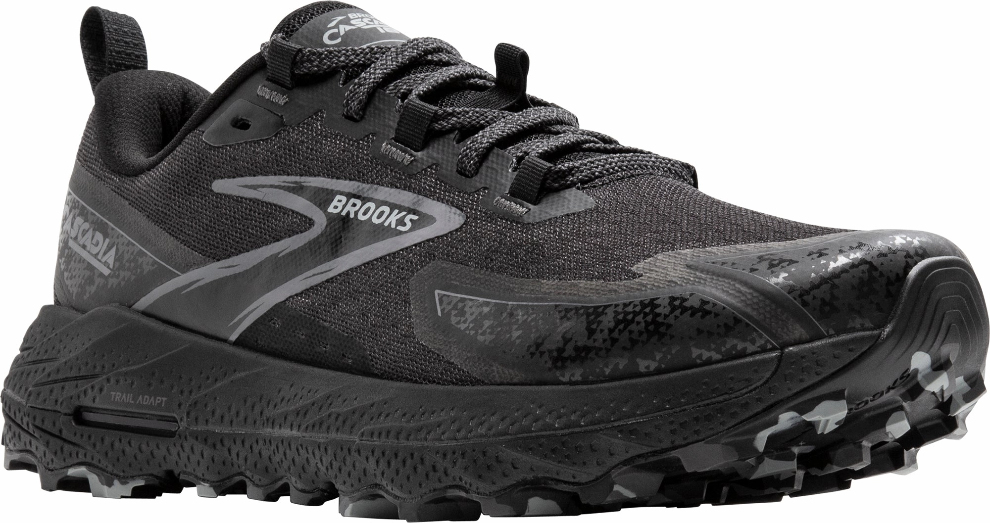 Shoes Brooks Brooks Cascadia 18 Mens Trail Running Shoes - Black