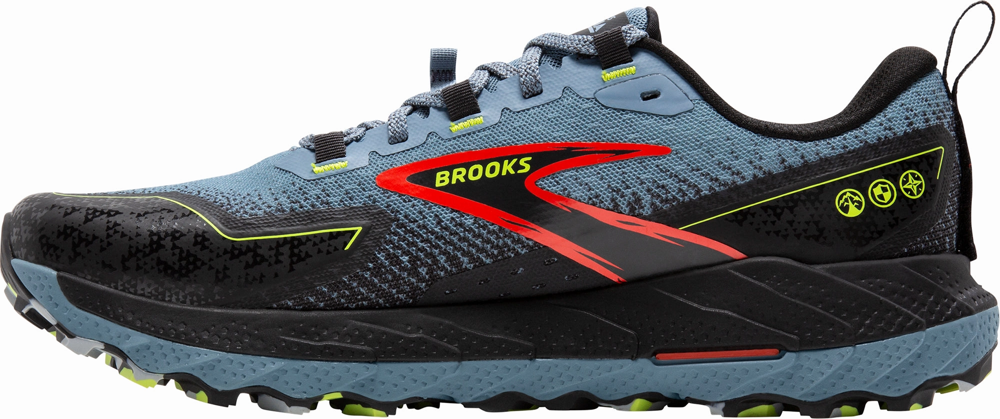 Shoes Brooks Brooks Cascadia 18 WIDE FIT Mens Trail Running Shoes - Blue