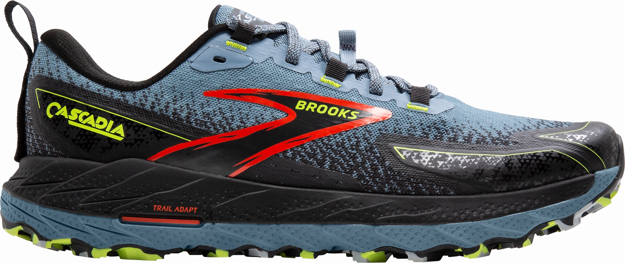 Shoes Brooks Brooks Cascadia 18 WIDE FIT Mens Trail Running Shoes - Blue