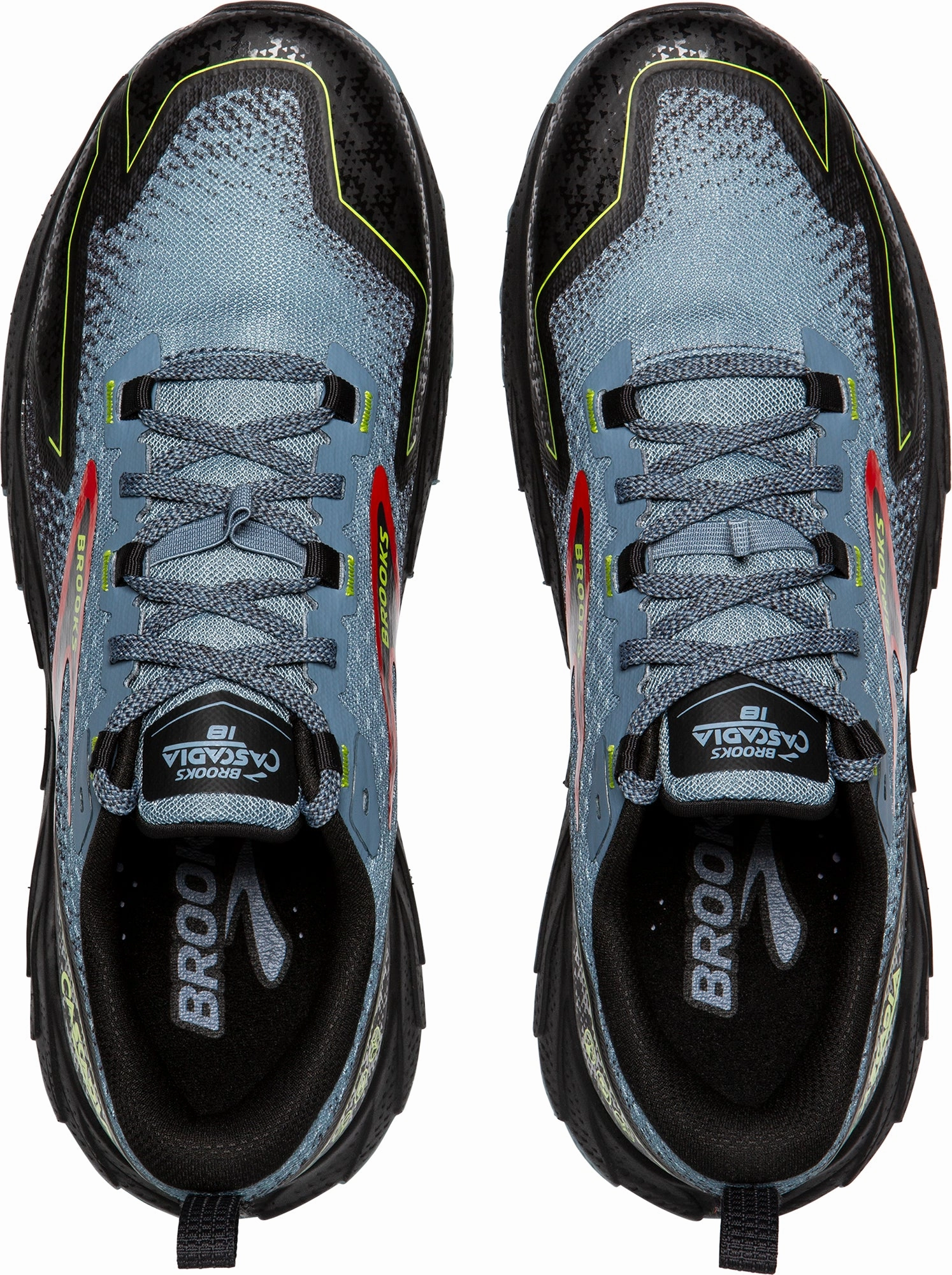 Shoes Brooks Brooks Cascadia 18 WIDE FIT Mens Trail Running Shoes - Blue