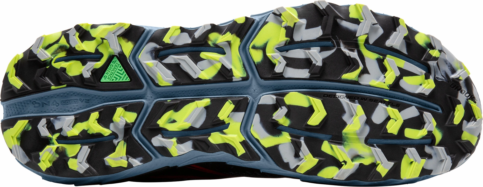 Shoes Brooks Brooks Cascadia 18 WIDE FIT Mens Trail Running Shoes - Blue