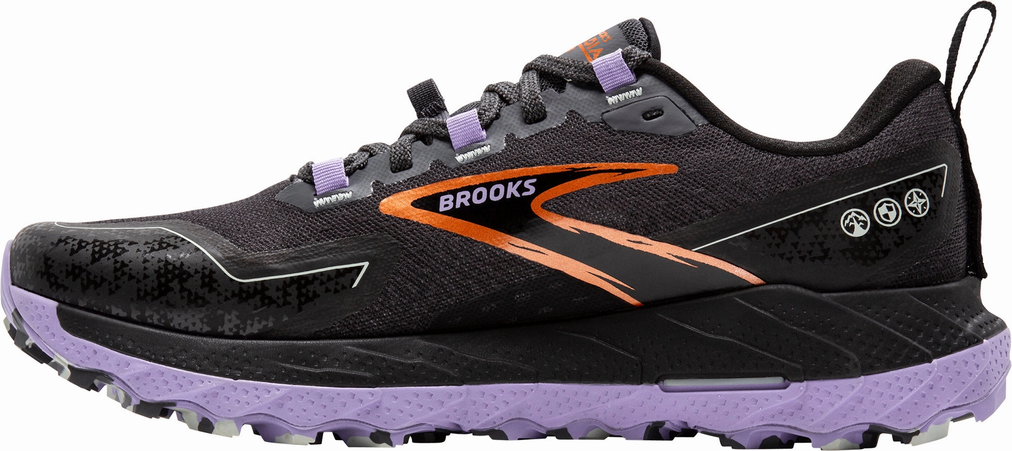 Shoes Brooks Brooks Cascadia 18 WIDE FIT Womens Trail Running Shoes - Black