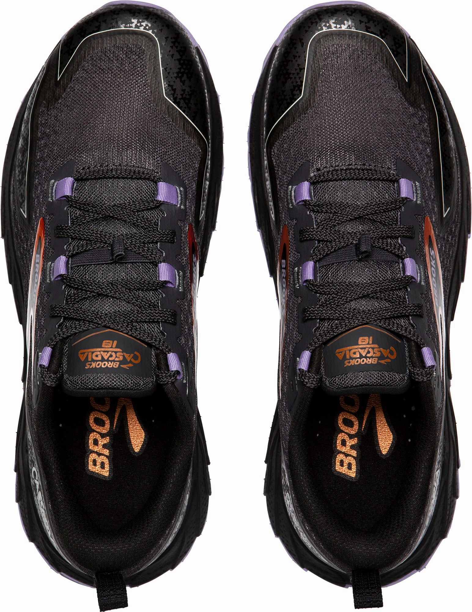 Shoes Brooks Brooks Cascadia 18 WIDE FIT Womens Trail Running Shoes - Black