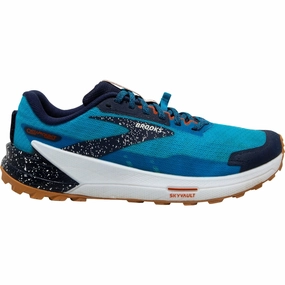 Shoes Brooks Brooks Catamount 2 Mens Trail Running Shoes - Blue