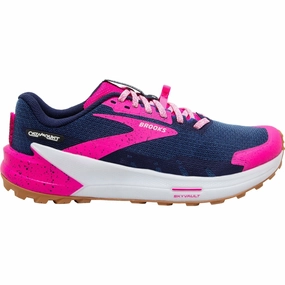 Shoes Brooks Brooks Catamount 2 Womens Trail Running Shoes - Navy