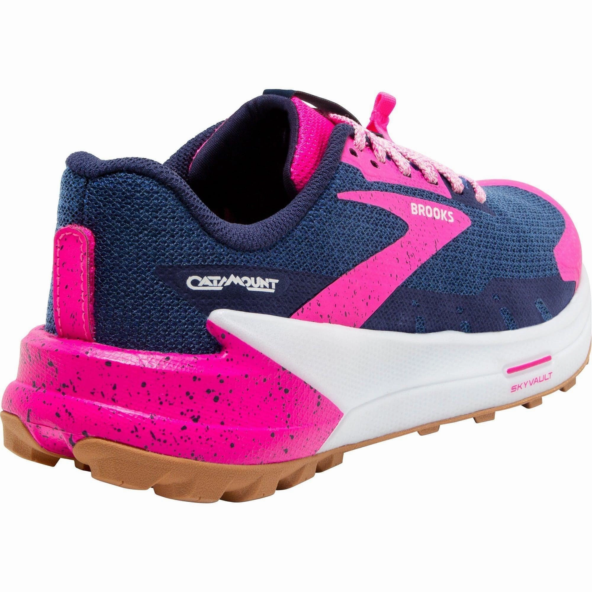 Shoes Brooks Brooks Catamount 2 Womens Trail Running Shoes - Navy