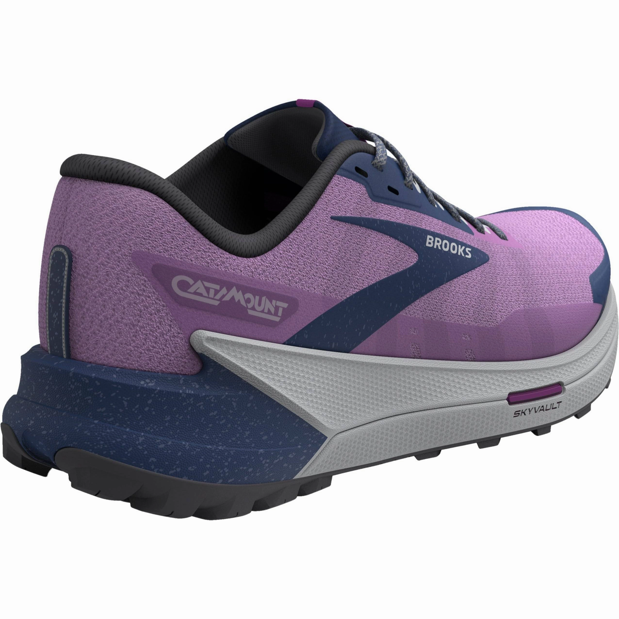 Shoes Brooks Brooks Catamount 2 Womens Trail Running Shoes - Purple