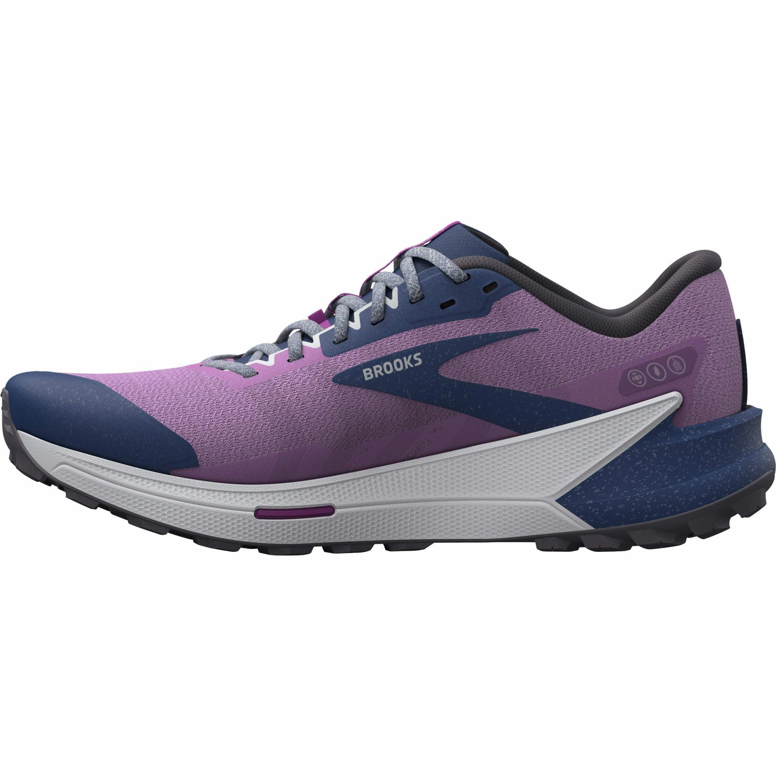 Shoes Brooks Brooks Catamount 2 Womens Trail Running Shoes - Purple
