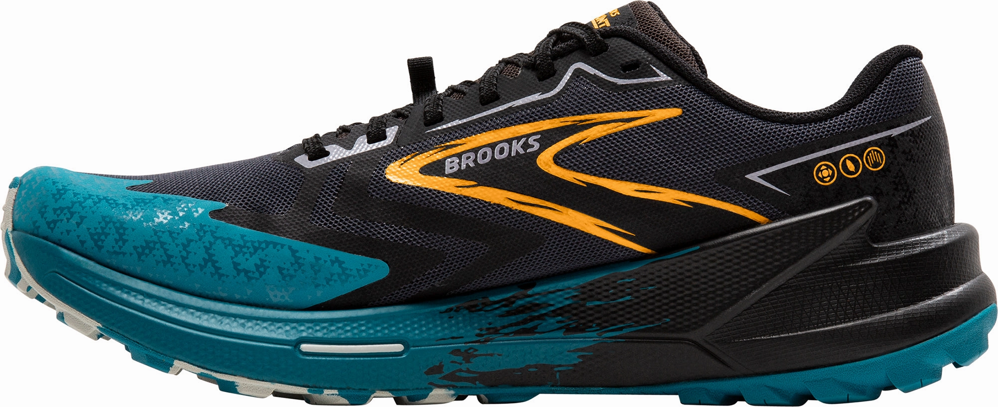 Shoes Brooks Brooks Catamount 3 Mens Trail Running Shoes - Black