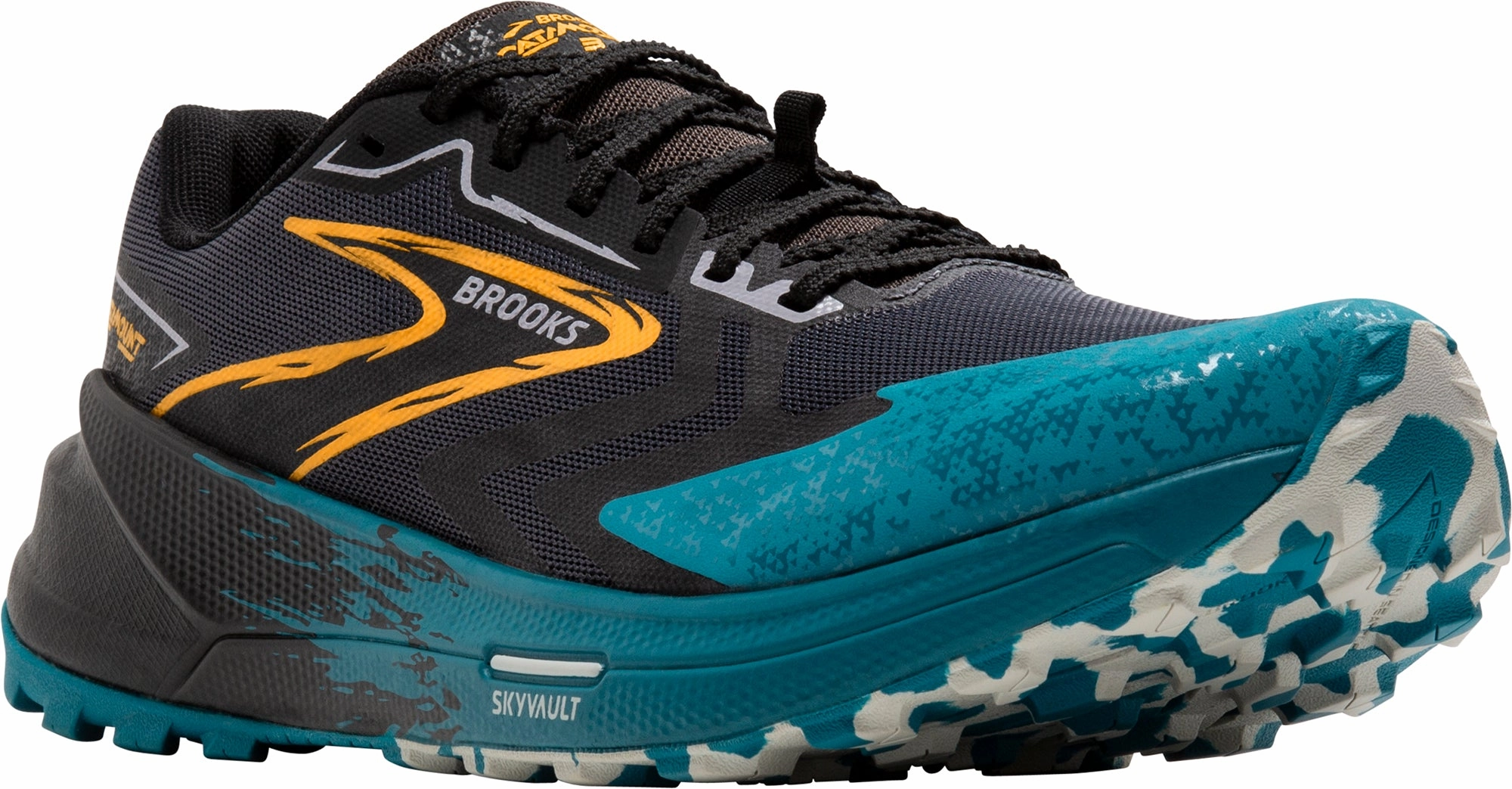 Shoes Brooks Brooks Catamount 3 Mens Trail Running Shoes - Black