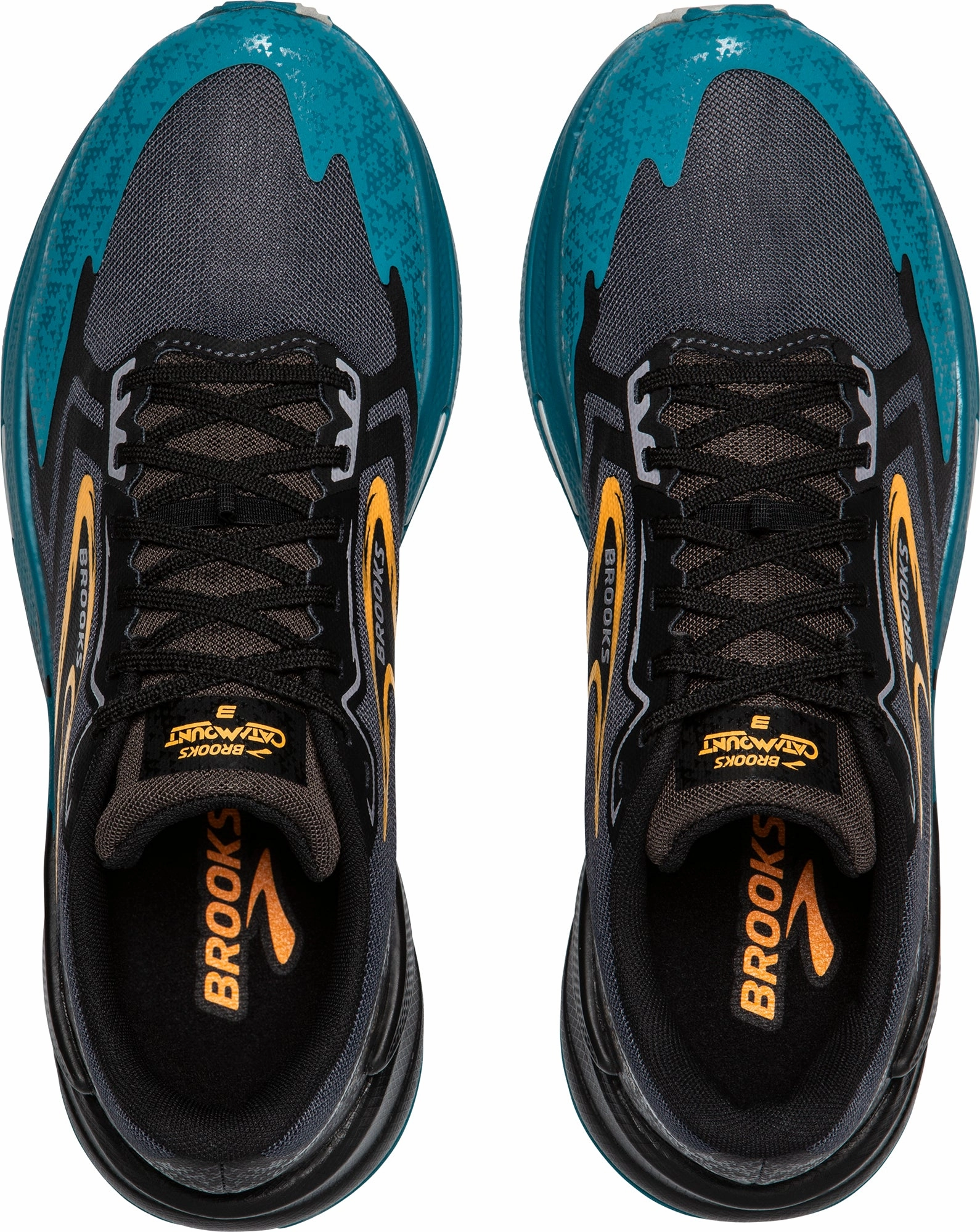 Shoes Brooks Brooks Catamount 3 Mens Trail Running Shoes - Black