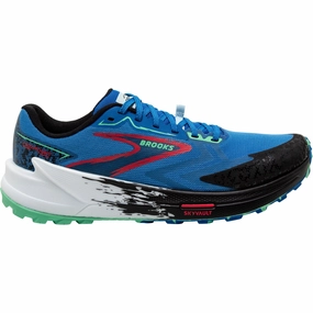 Shoes Brooks Brooks Catamount 3 Mens Trail Running Shoes - Blue