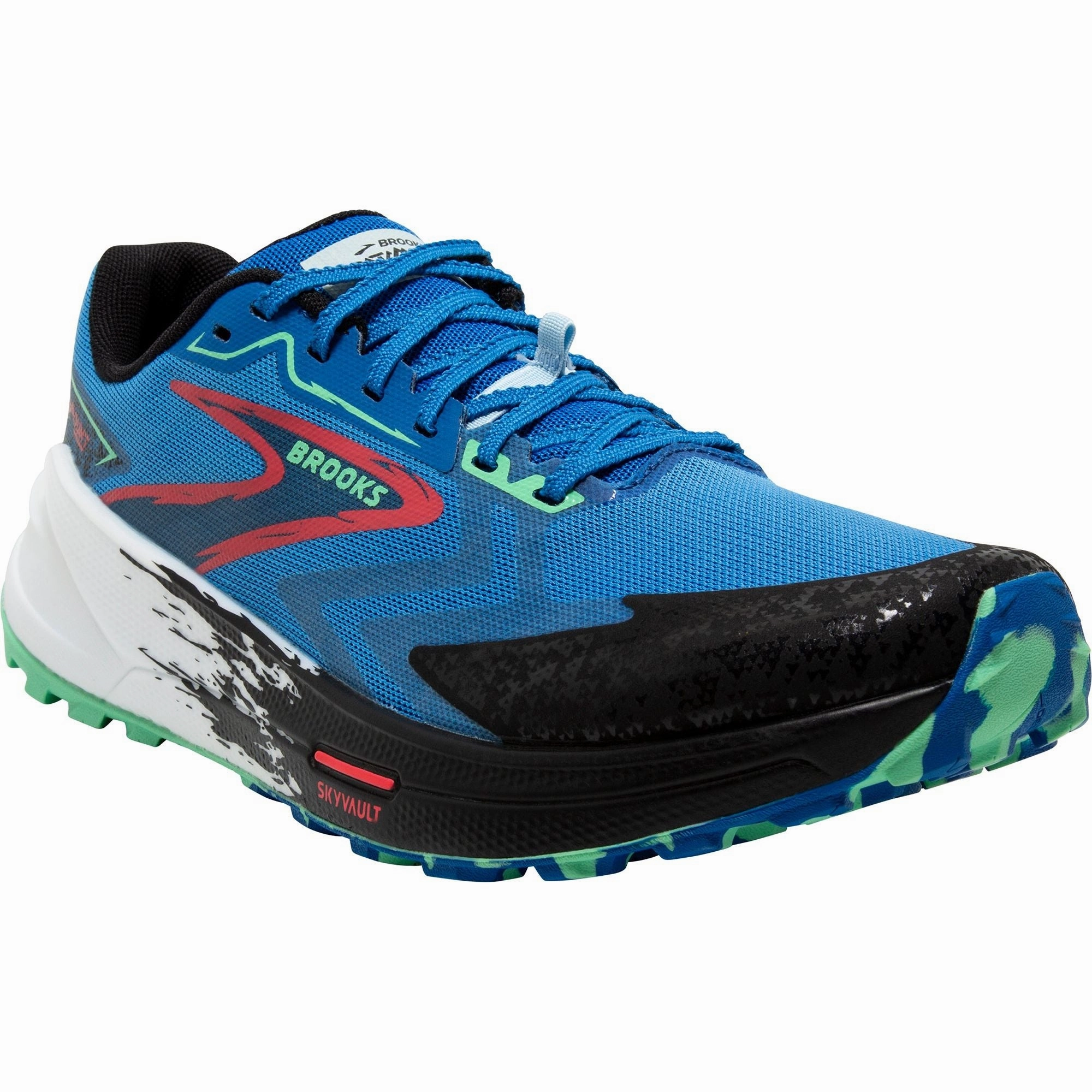 Shoes Brooks Brooks Catamount 3 Mens Trail Running Shoes - Blue