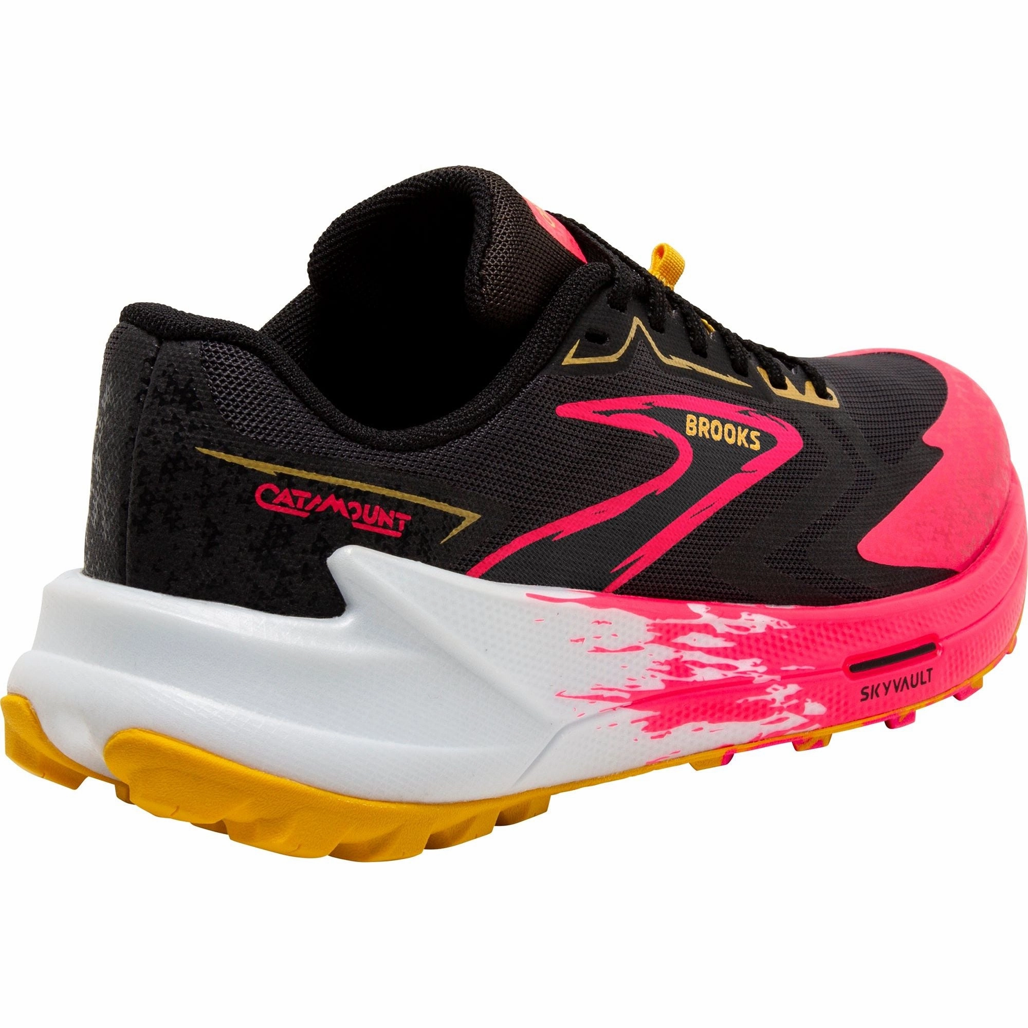 Shoes Brooks Brooks Catamount 3 Womens Trail Running Shoes - Black
