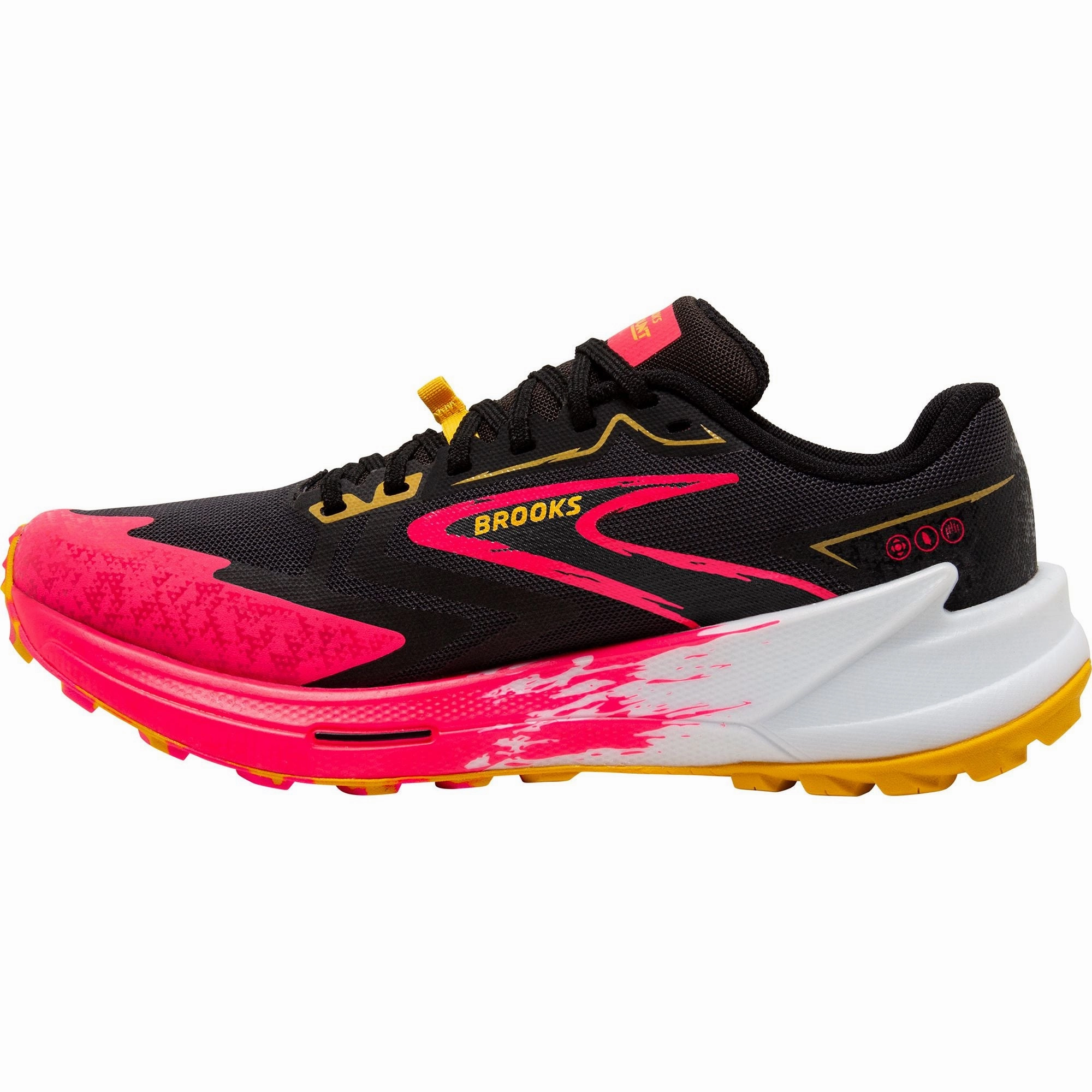 Shoes Brooks Brooks Catamount 3 Womens Trail Running Shoes - Black