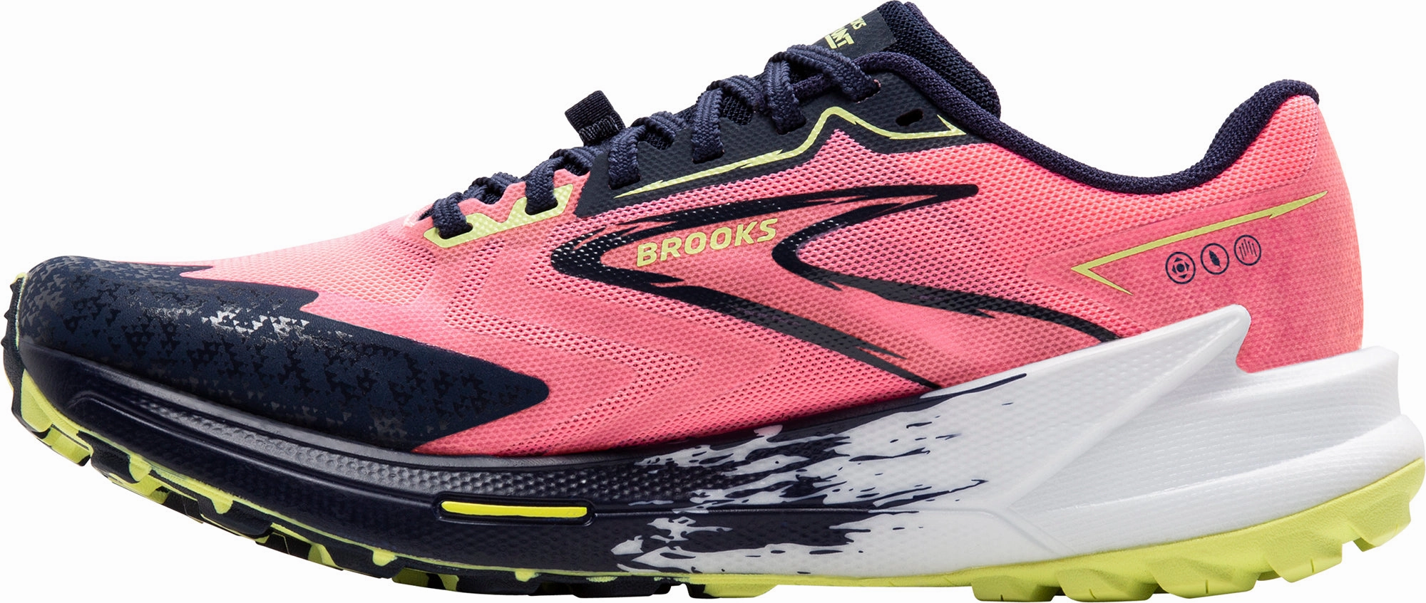 Shoes Brooks Brooks Catamount 3 Womens Trail Running Shoes - Pink