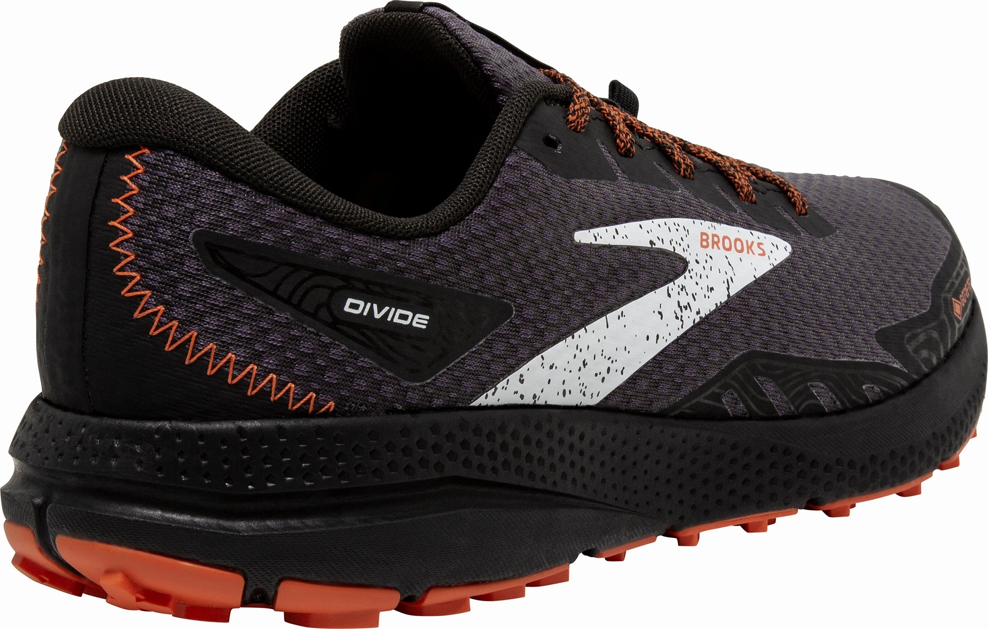 Shoes Brooks Brooks Divide 4 GORE-TEX Mens Trail Running Shoes - Black