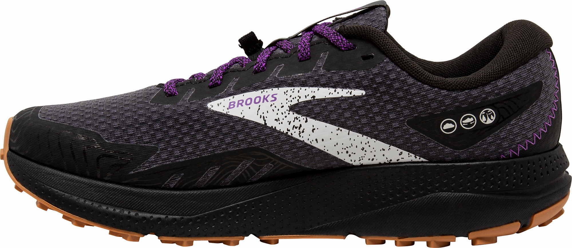 Shoes Brooks Brooks Divide 4 GORE-TEX Womens Trail Running Shoes - Black