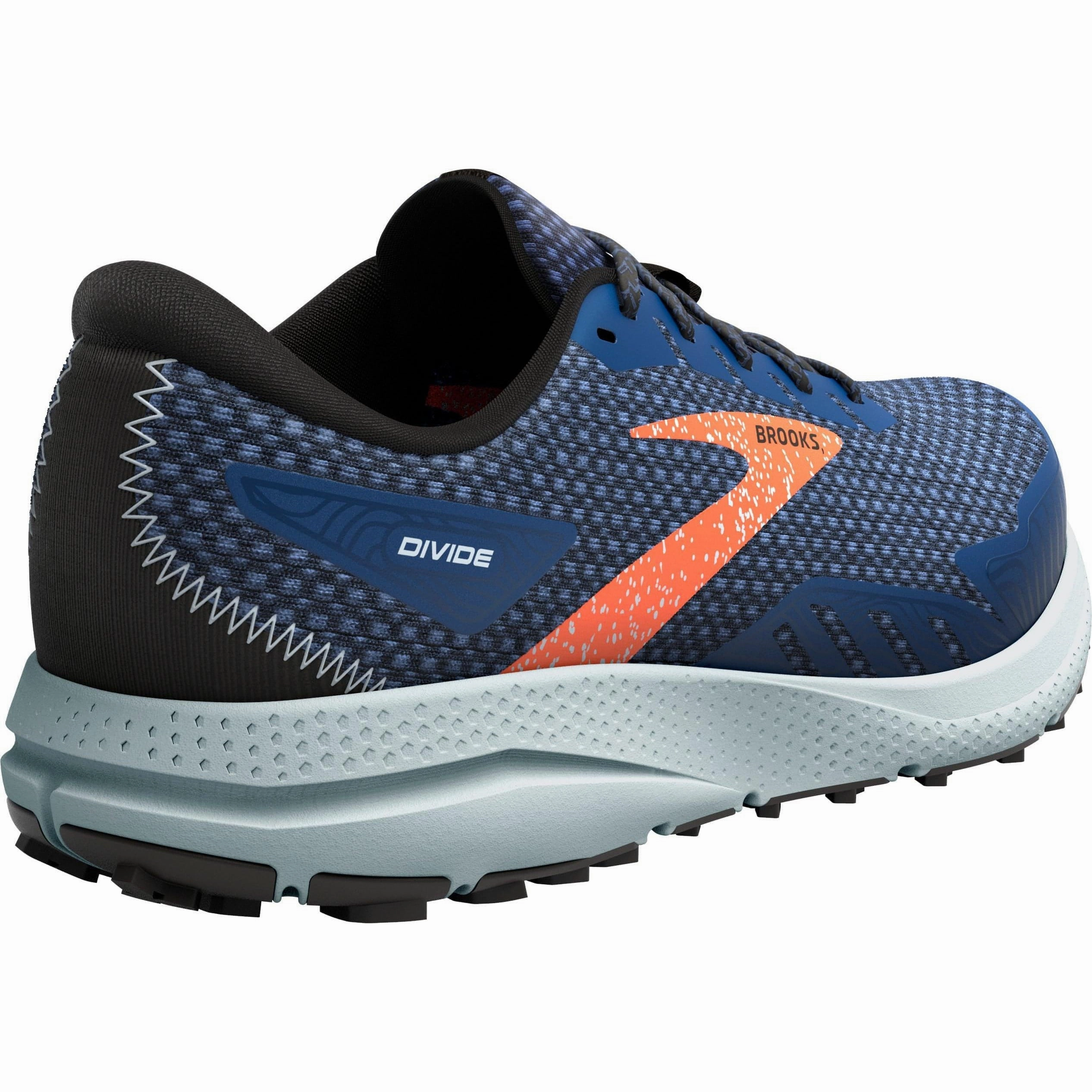 Shoes Brooks Brooks Divide 4 Mens Trail Running Shoes - Navy