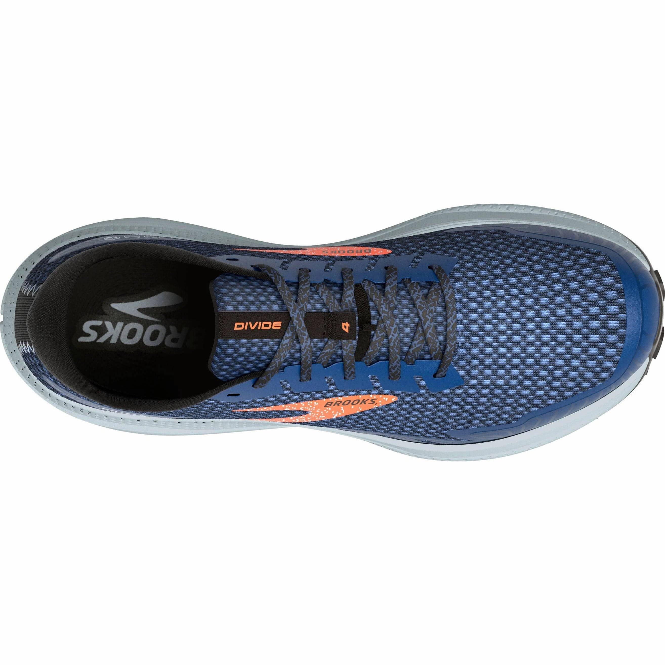 Shoes Brooks Brooks Divide 4 Mens Trail Running Shoes - Navy