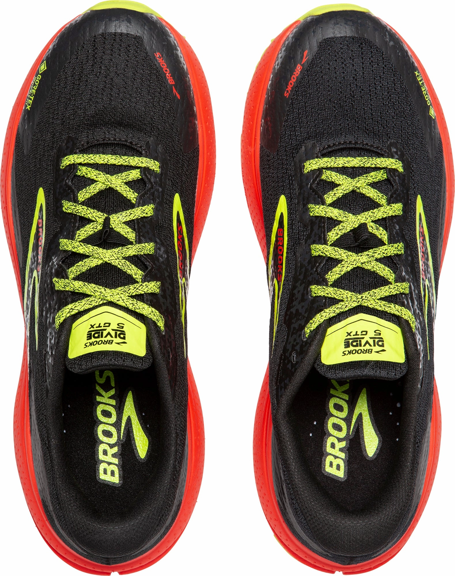 Shoes Brooks Brooks Divide 5 GORE-TEX Mens Trail Running Shoes - Black
