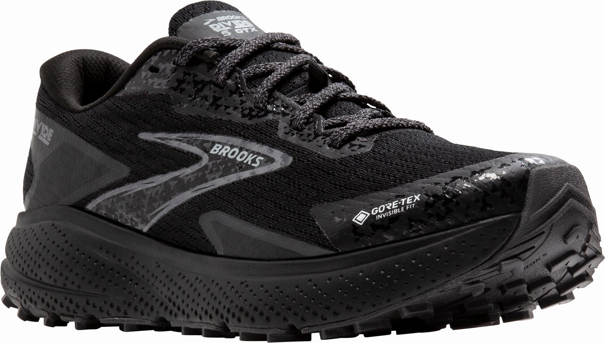 Shoes Brooks Brooks Divide 5 GORE-TEX Womens Trail Running Shoes - Black
