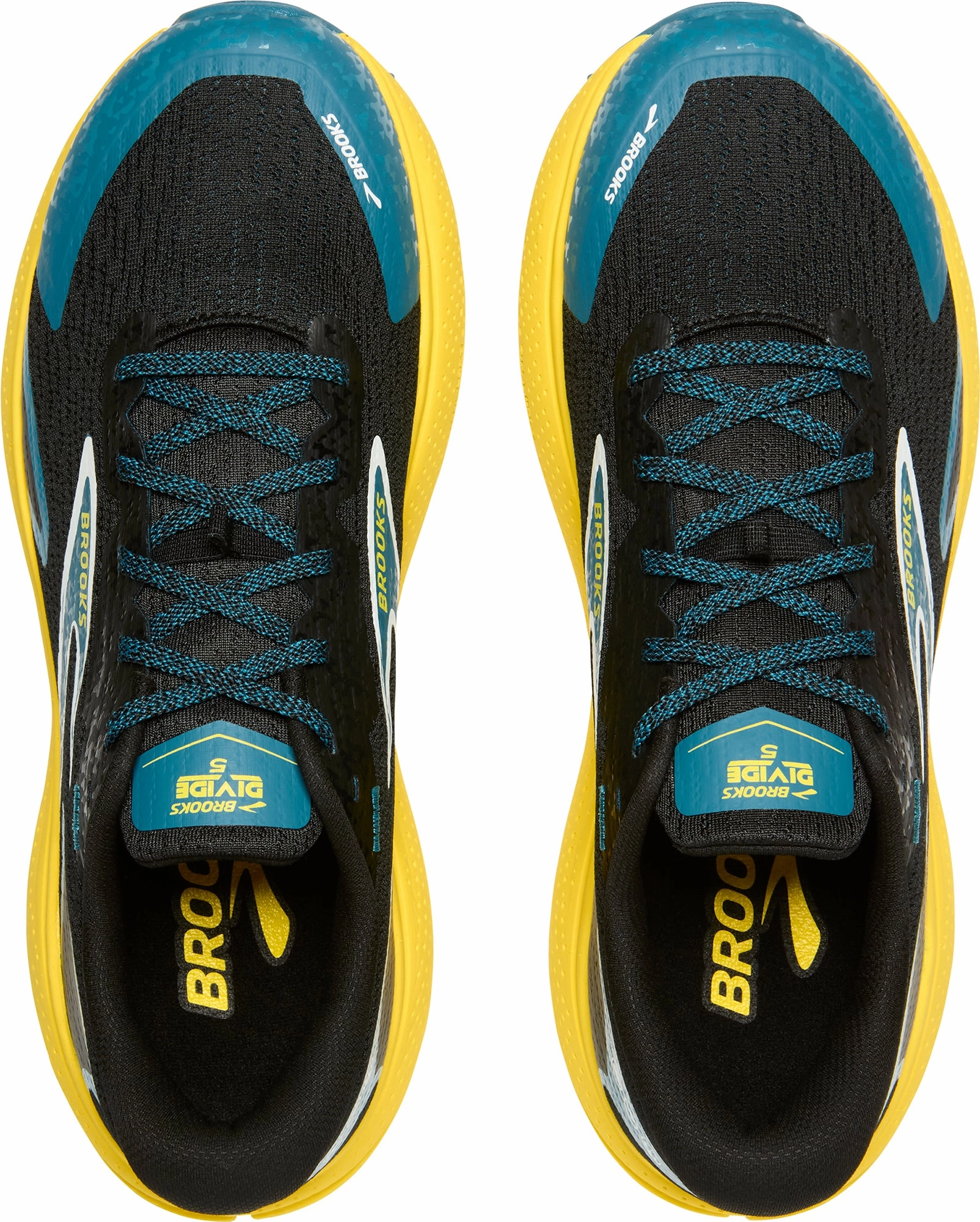 Shoes Brooks Brooks Divide 5 Mens Trail Running Shoes - Black