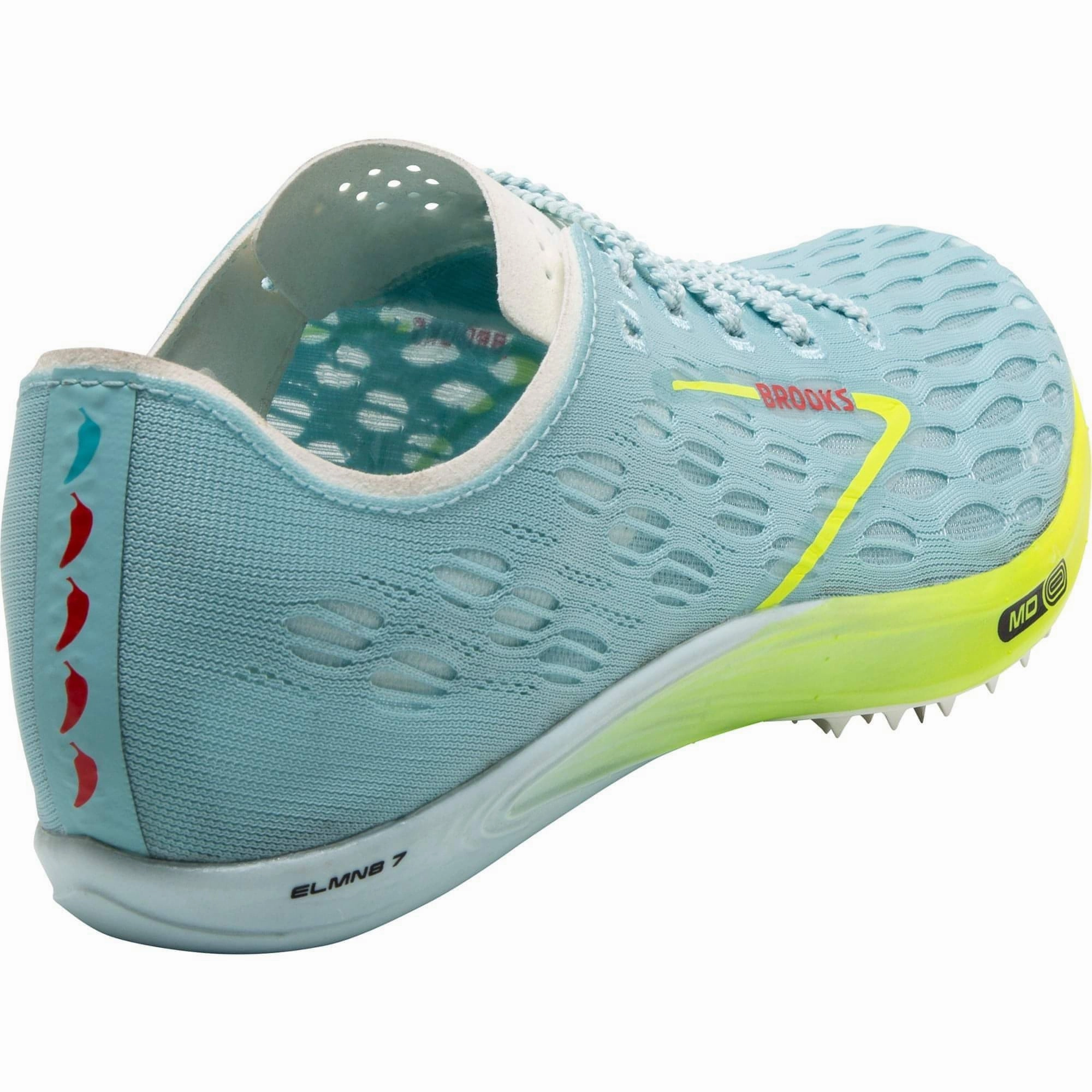 Shoes Brooks Brooks ELMN8 7 Running Spikes - Blue