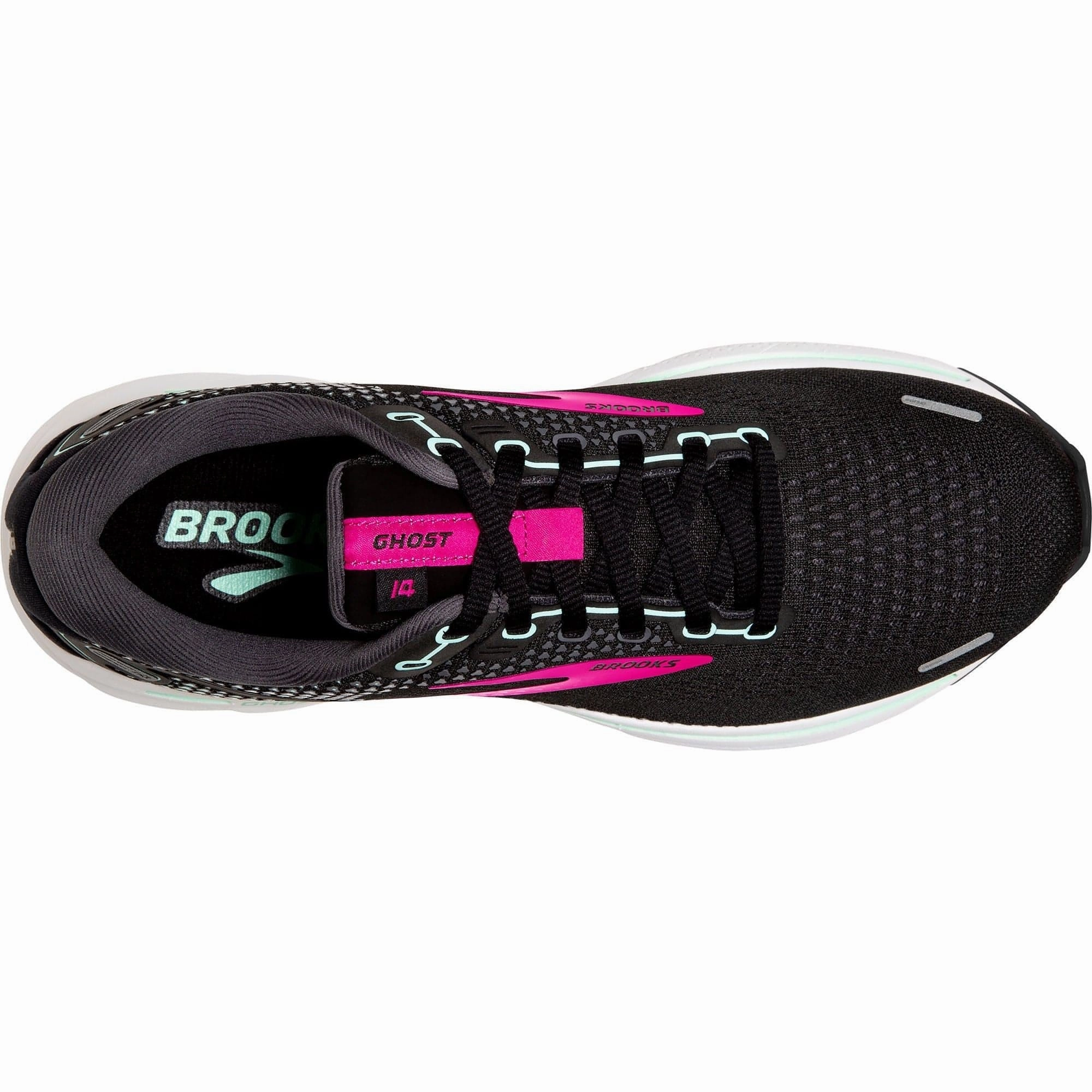 Shoes Brooks Brooks Ghost 14 Womens Running Shoes - Black
