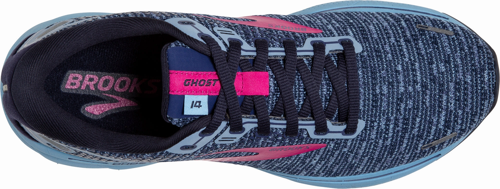 Shoes Brooks Brooks Ghost 14 Womens Running Shoes - Blue