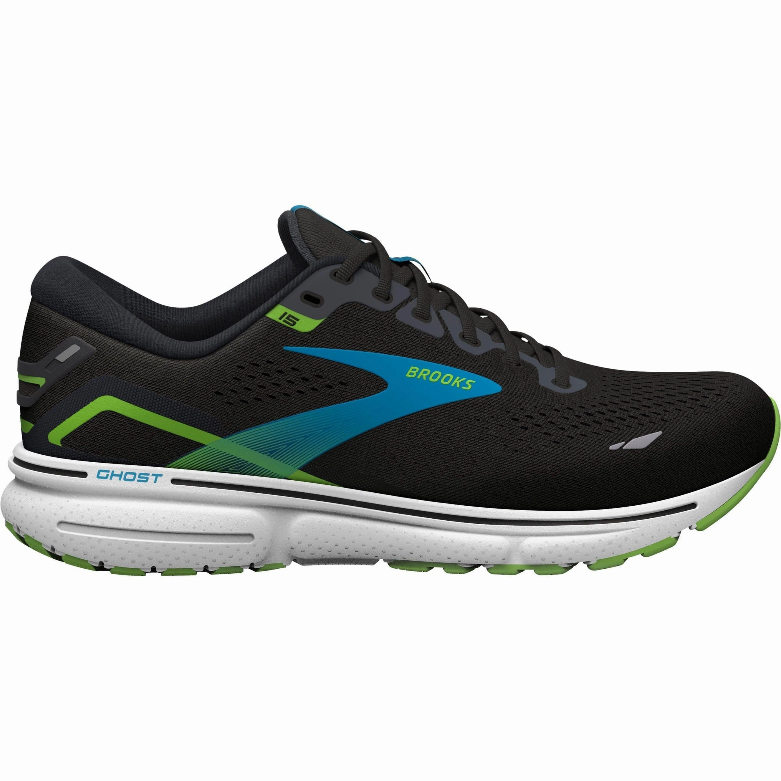 Shoes Brooks Brooks Ghost 15 Mens Running Shoes - Black