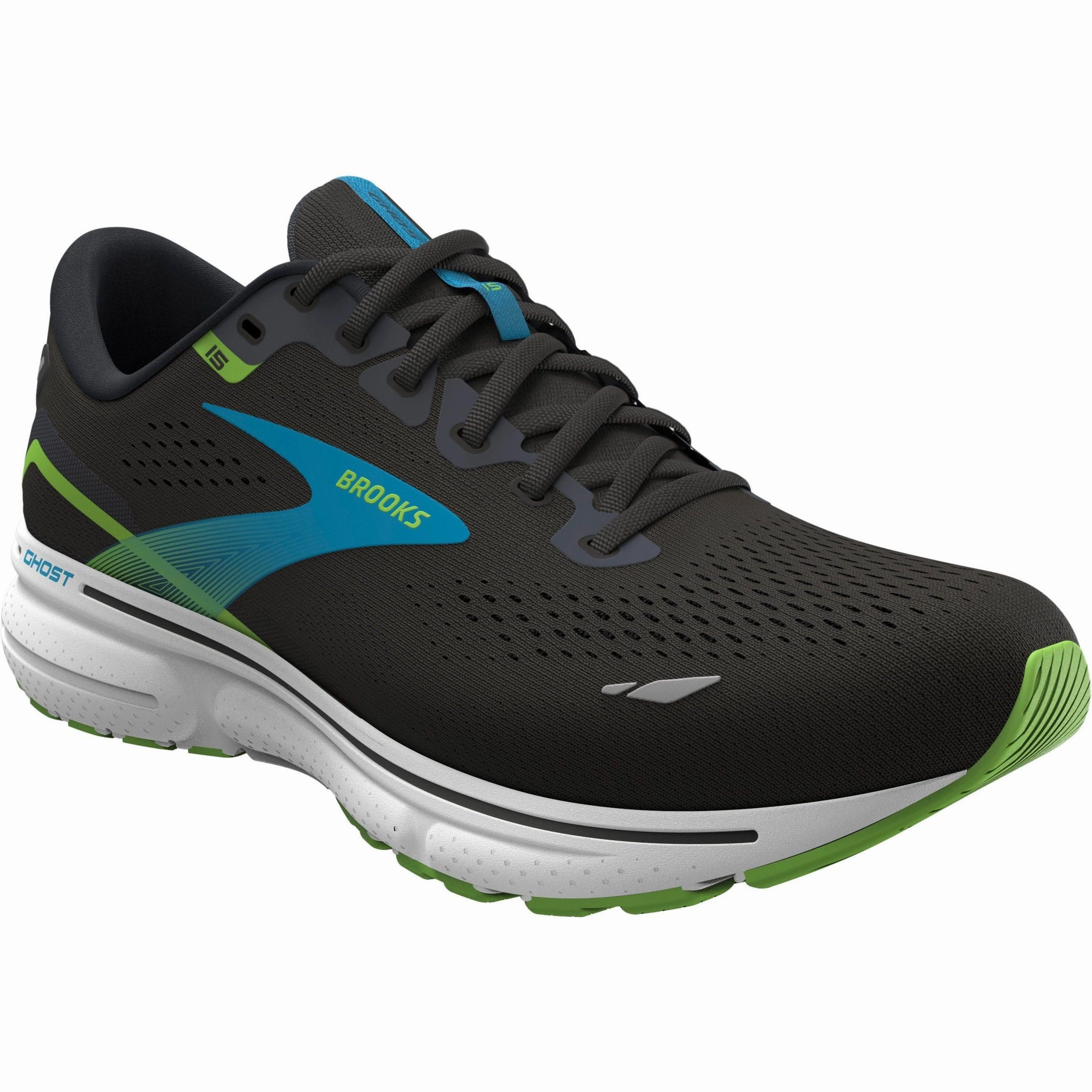 Shoes Brooks Brooks Ghost 15 Mens Running Shoes - Black