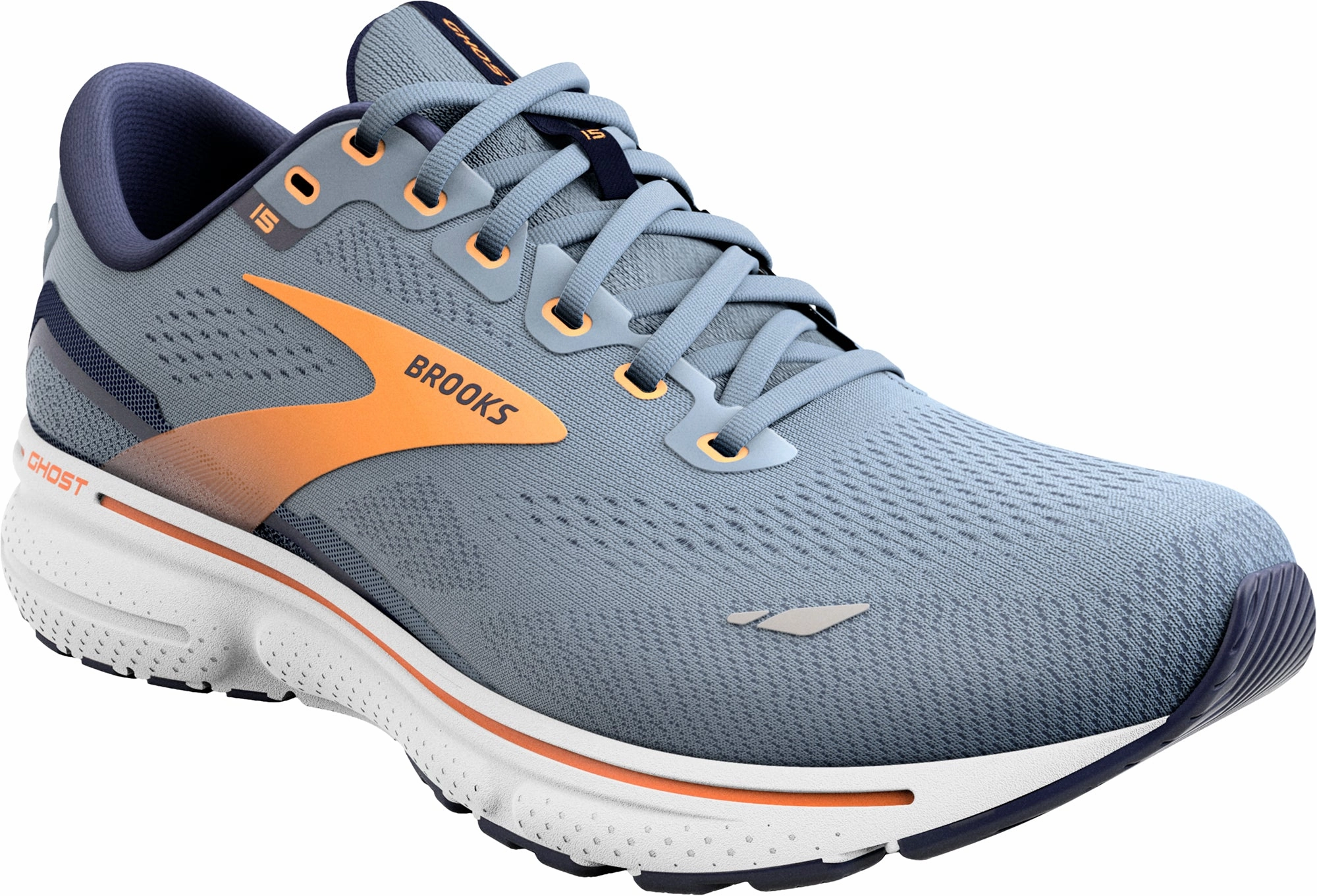 Shoes Brooks Brooks Ghost 15 Mens Running Shoes - Grey